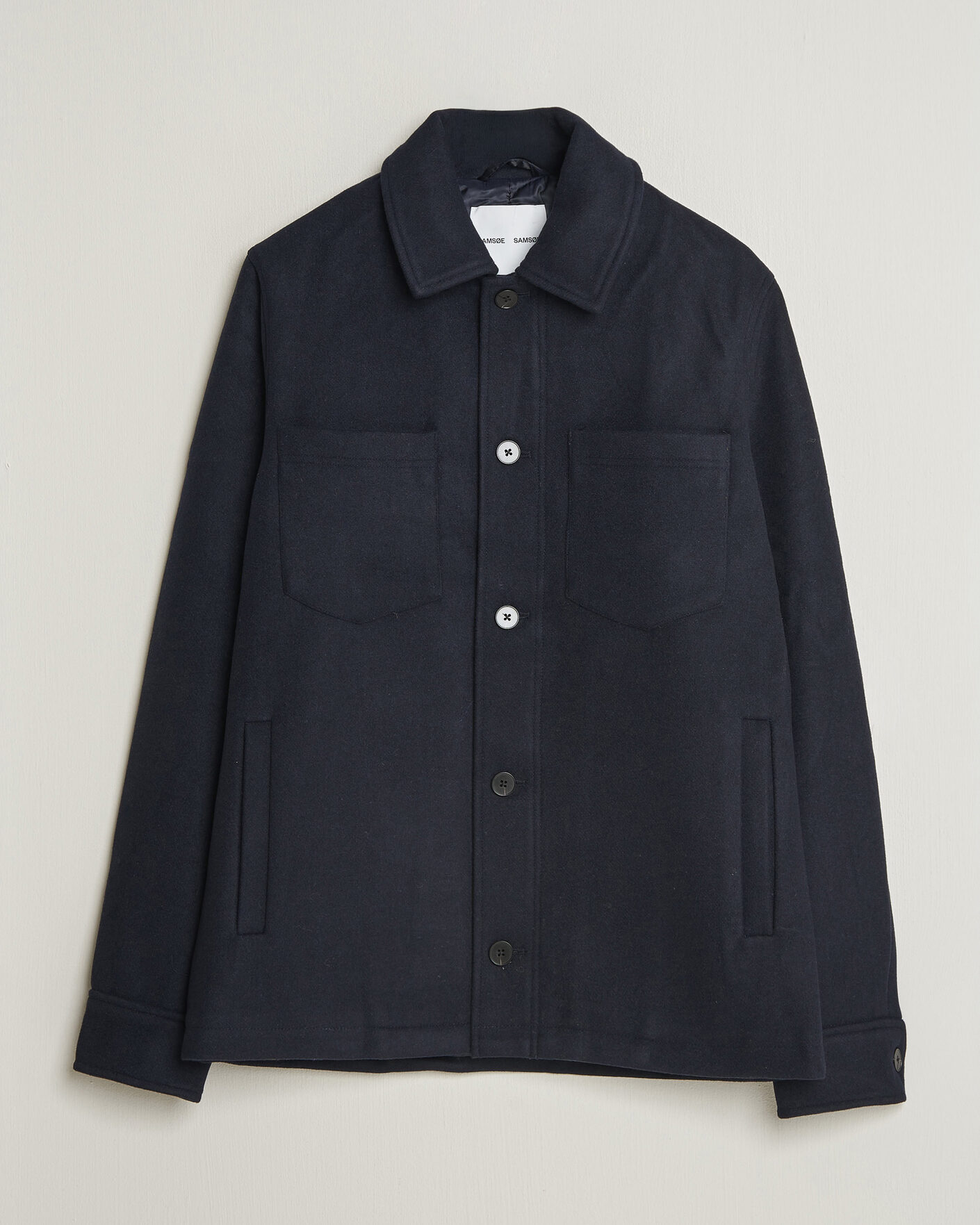 Hombres | Abrigos y chaquetas | Samsøe Samsøe | Pally Padded Shirt Jacket Salute Navy