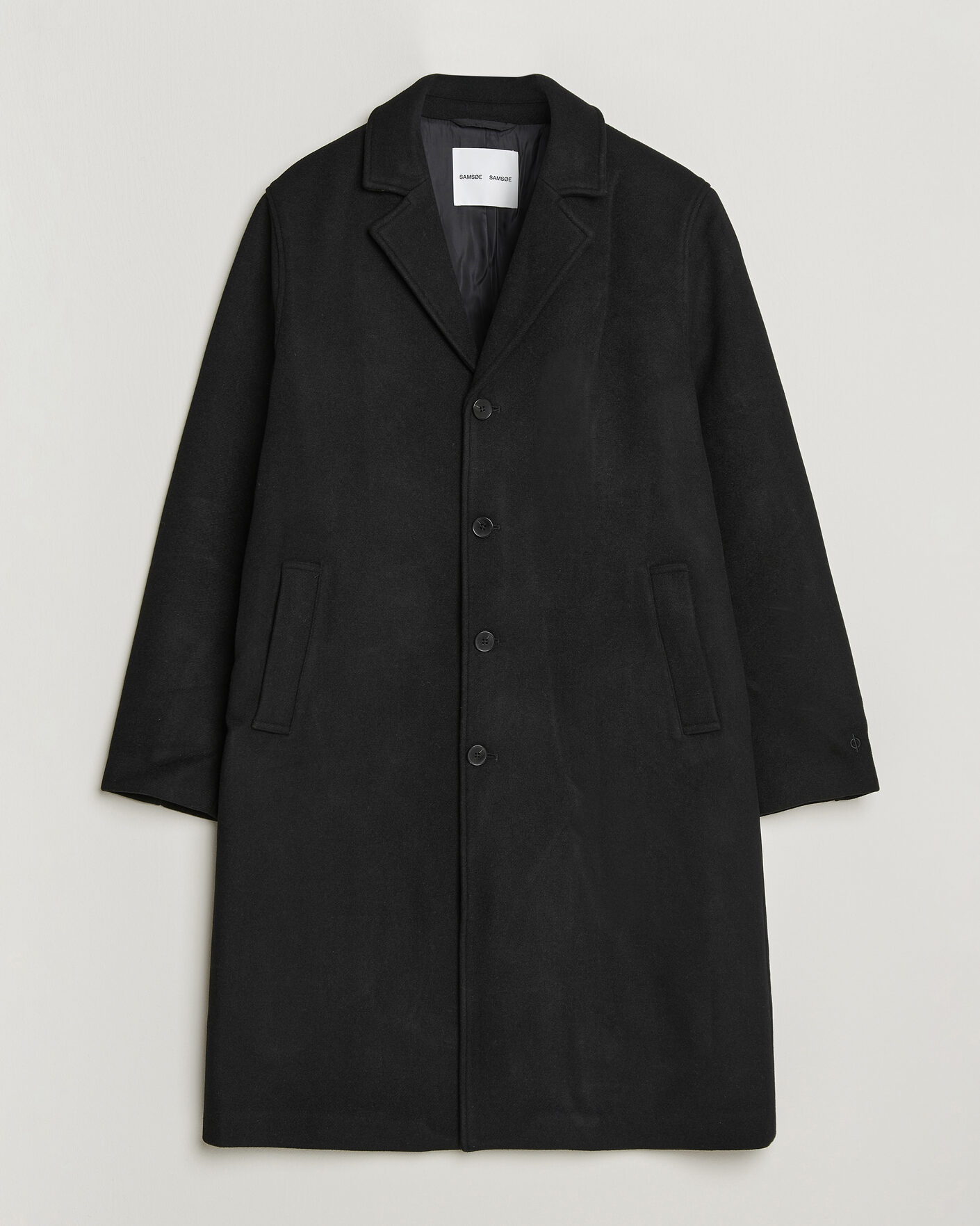 Hombres | Abrigos y chaquetas | Samsøe Samsøe | Falco Wool Coat Black