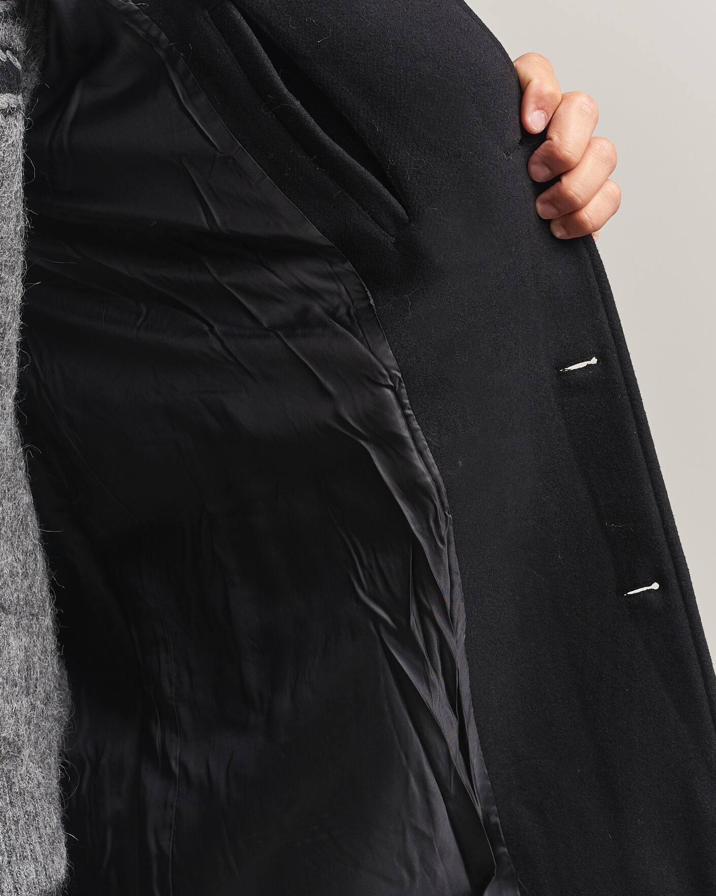 Hombres | Abrigos y chaquetas | Samsøe Samsøe | Falco Wool Coat Black