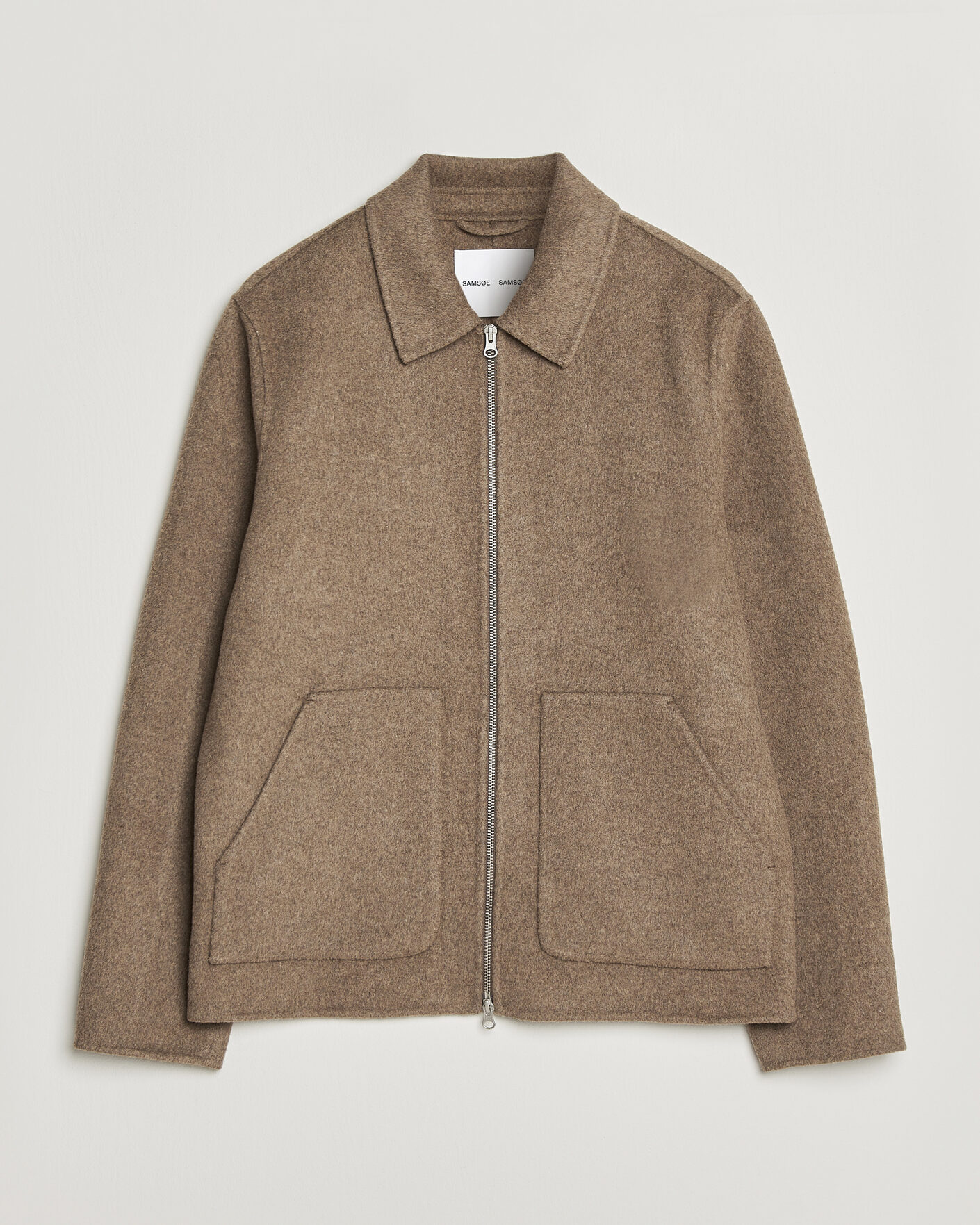 Hombres | Abrigos y chaquetas | Samsøe Samsøe | Paulo Wool Shirt Jacket Lead Gray Melange
