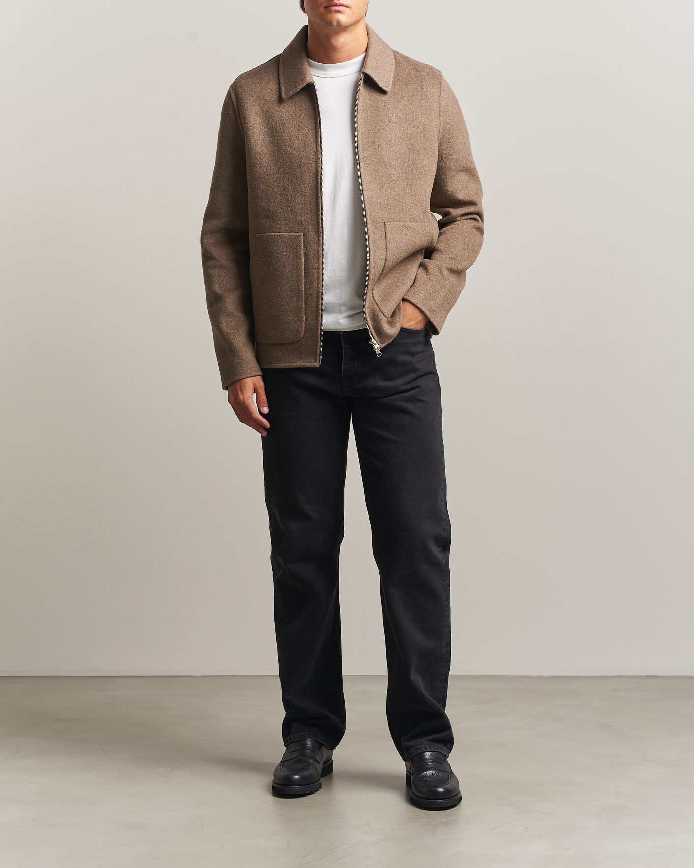Hombres | Abrigos y chaquetas | Samsøe Samsøe | Paulo Wool Shirt Jacket Lead Gray Melange