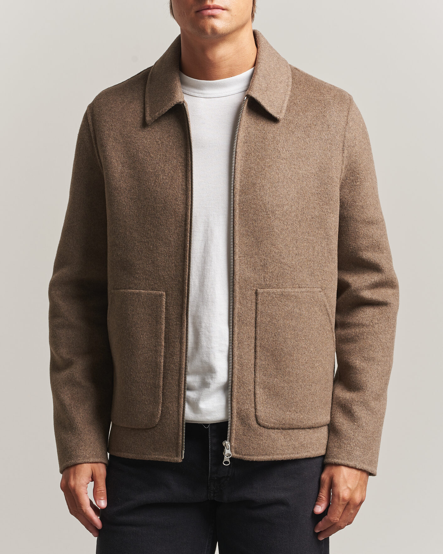 Hombres | Abrigos y chaquetas | Samsøe Samsøe | Paulo Wool Shirt Jacket Lead Gray Melange
