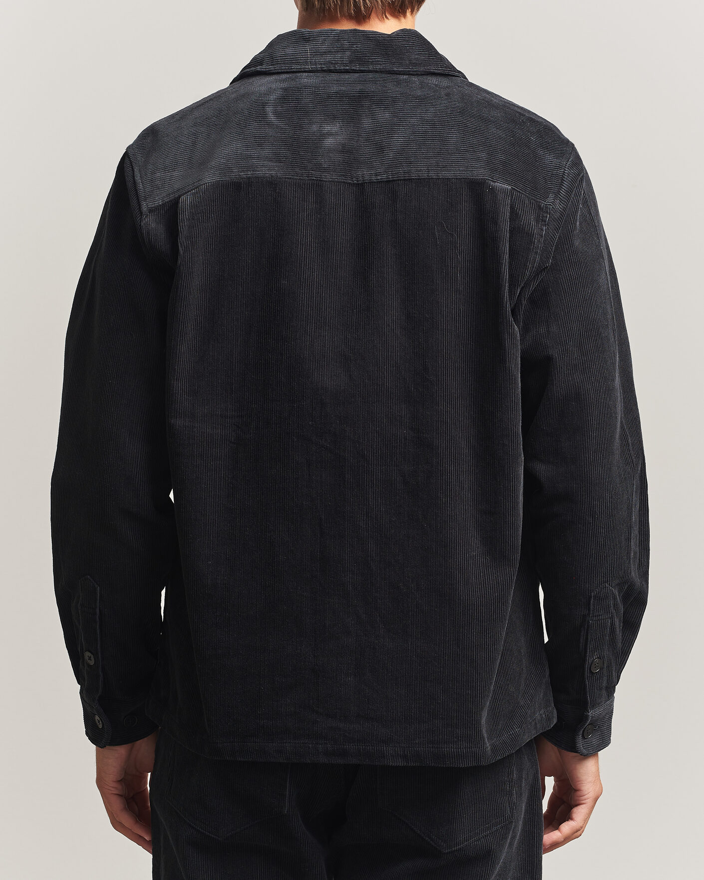 Hombres | Camisas | Samsøe Samsøe | Damon Corduroy Overshirt Black