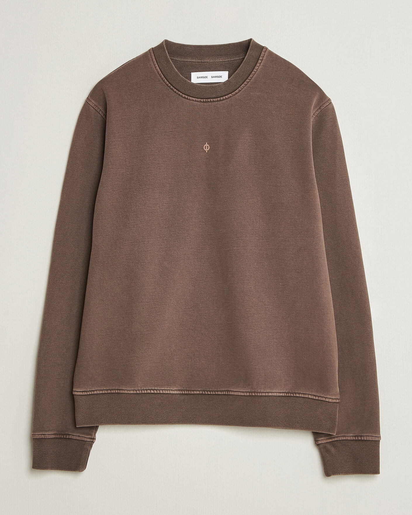 Hombres | Jerséis y prendas de punto | Samsøe Samsøe | Ollie Washed Crew Neck Sweatshirt Delicioso
