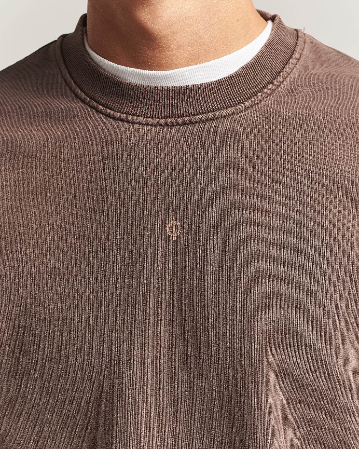 Hombres | Jerséis y prendas de punto | Samsøe Samsøe | Ollie Washed Crew Neck Sweatshirt Delicioso