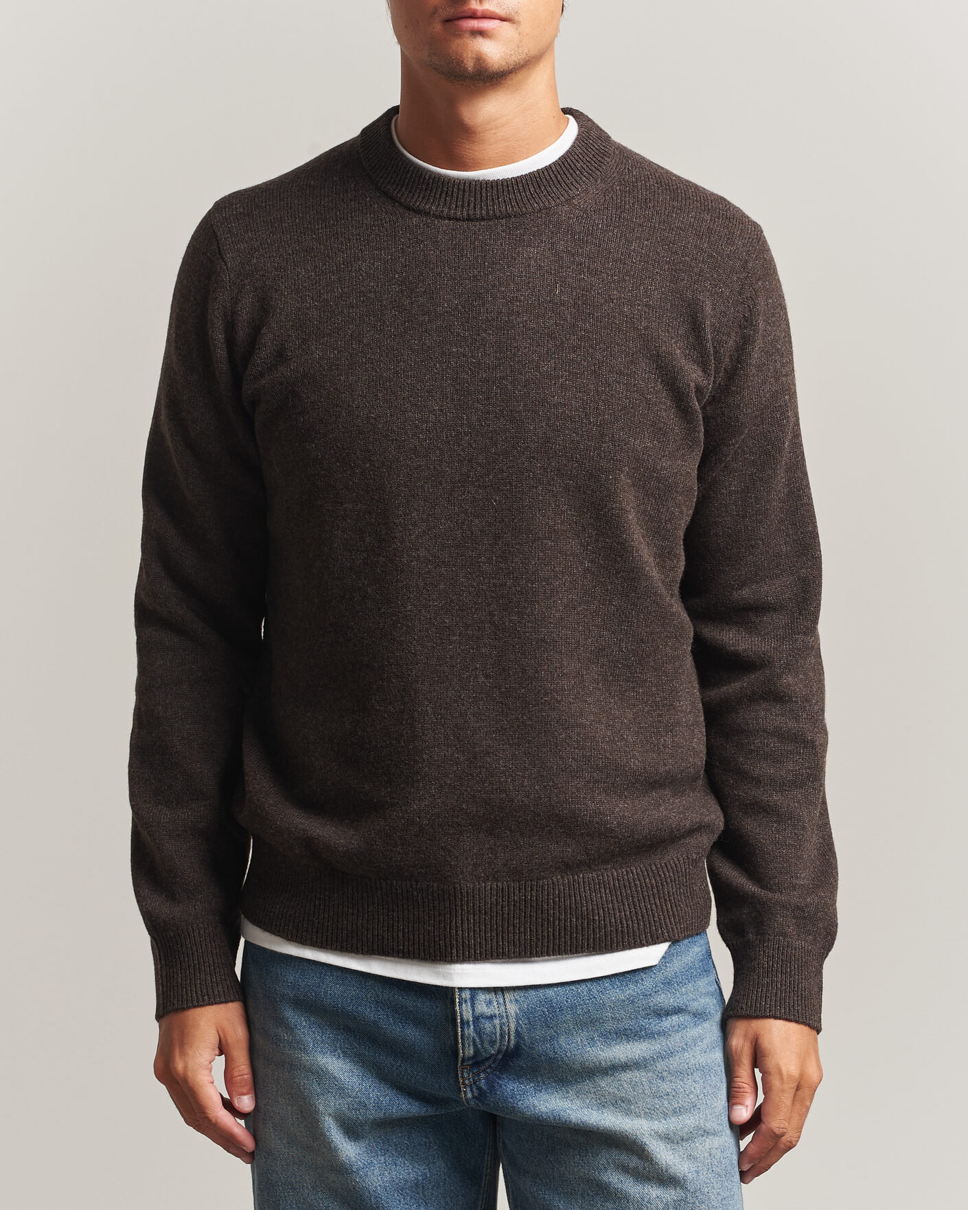 Hombres | Jerséis y prendas de punto | Samsøe Samsøe | Isak Knitted Crew Neck Delicioso