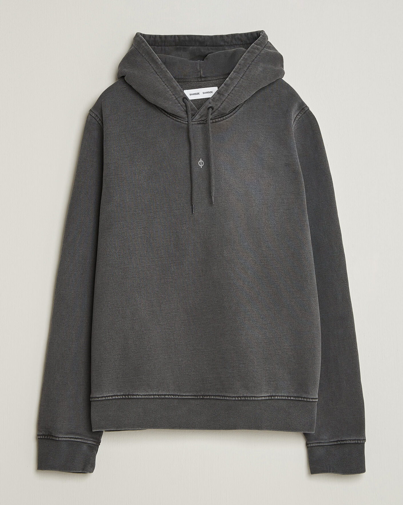 Hombres | Jerséis y prendas de punto | Samsøe Samsøe | Ollie Washed Hoodie Black