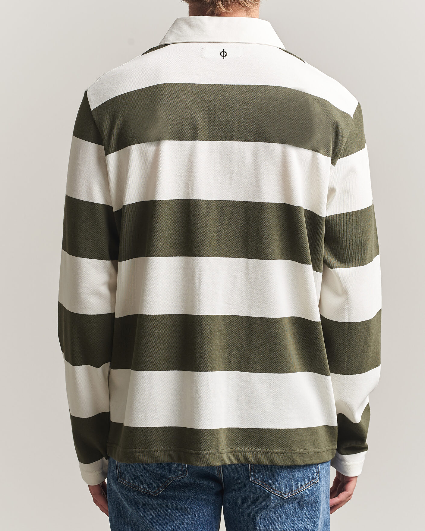 Hombres | Jerséis y prendas de punto | Samsøe Samsøe | Kevin Barstriped Rugger Forest Night/White