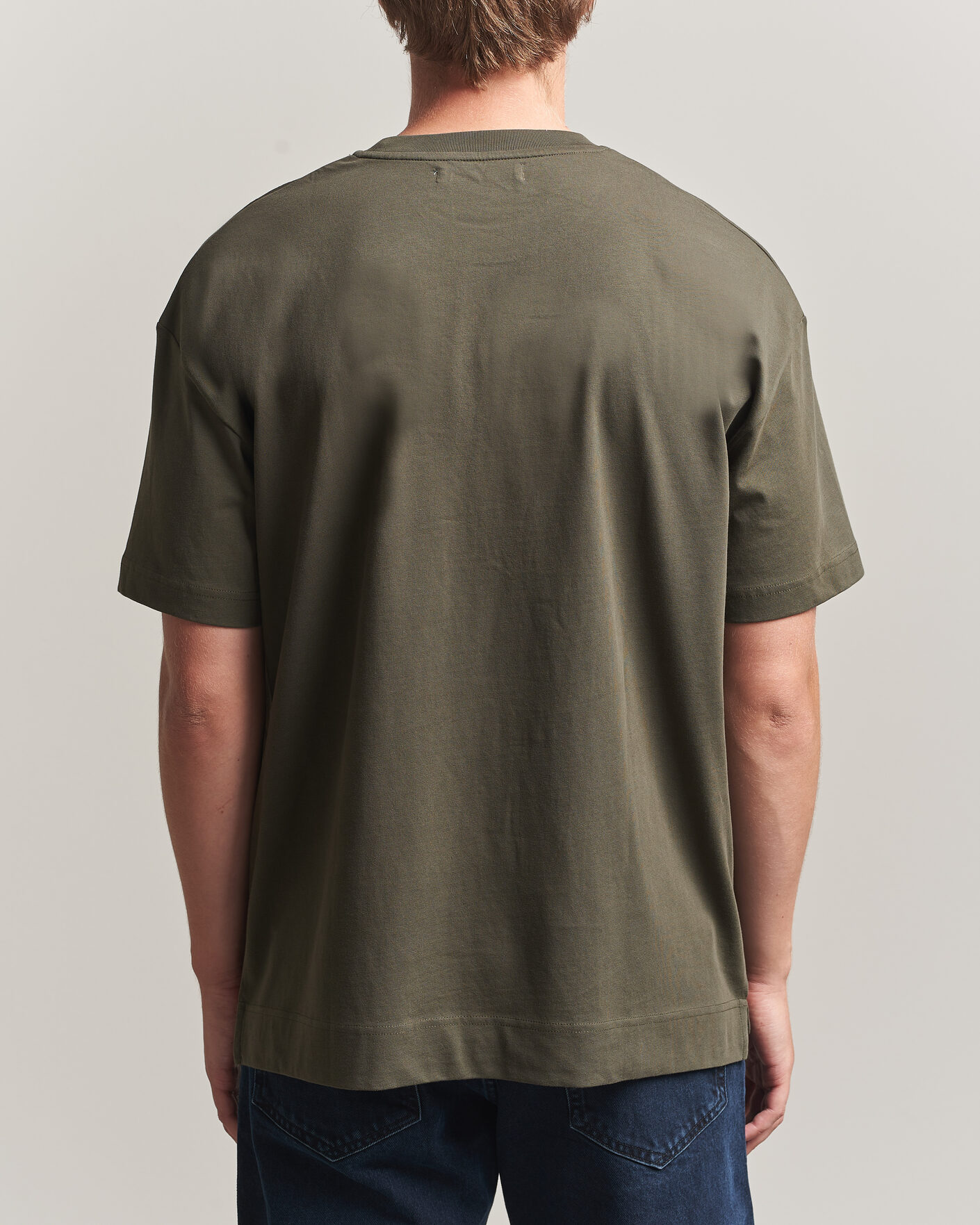 Hombres | Camisetas | Samsøe Samsøe | Joel Organic Cotton T-Shirt Forest Night