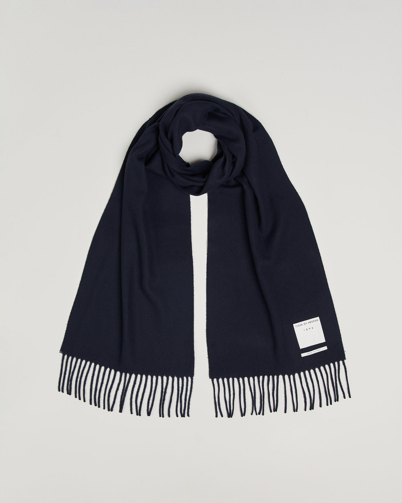 Hombres | Bufandas | Tiger of Sweden | Sylan Wool Scarf Light Ink