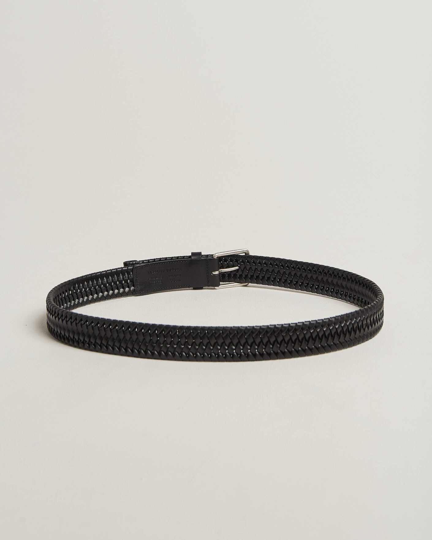 Hombres | Cinturones | Tiger of Sweden | Braidant Braided Belt Black