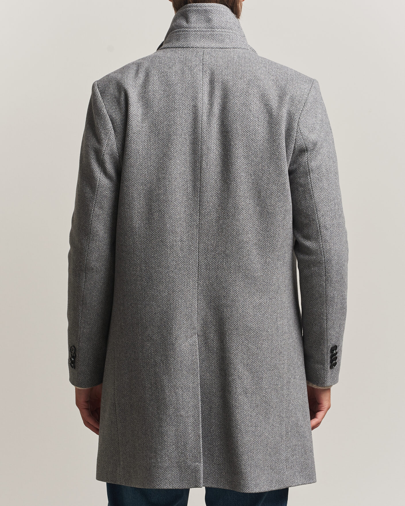 Hombres | Abrigos y chaquetas | Tiger of Sweden | Aleric Wool Herringbone Coat Fogy