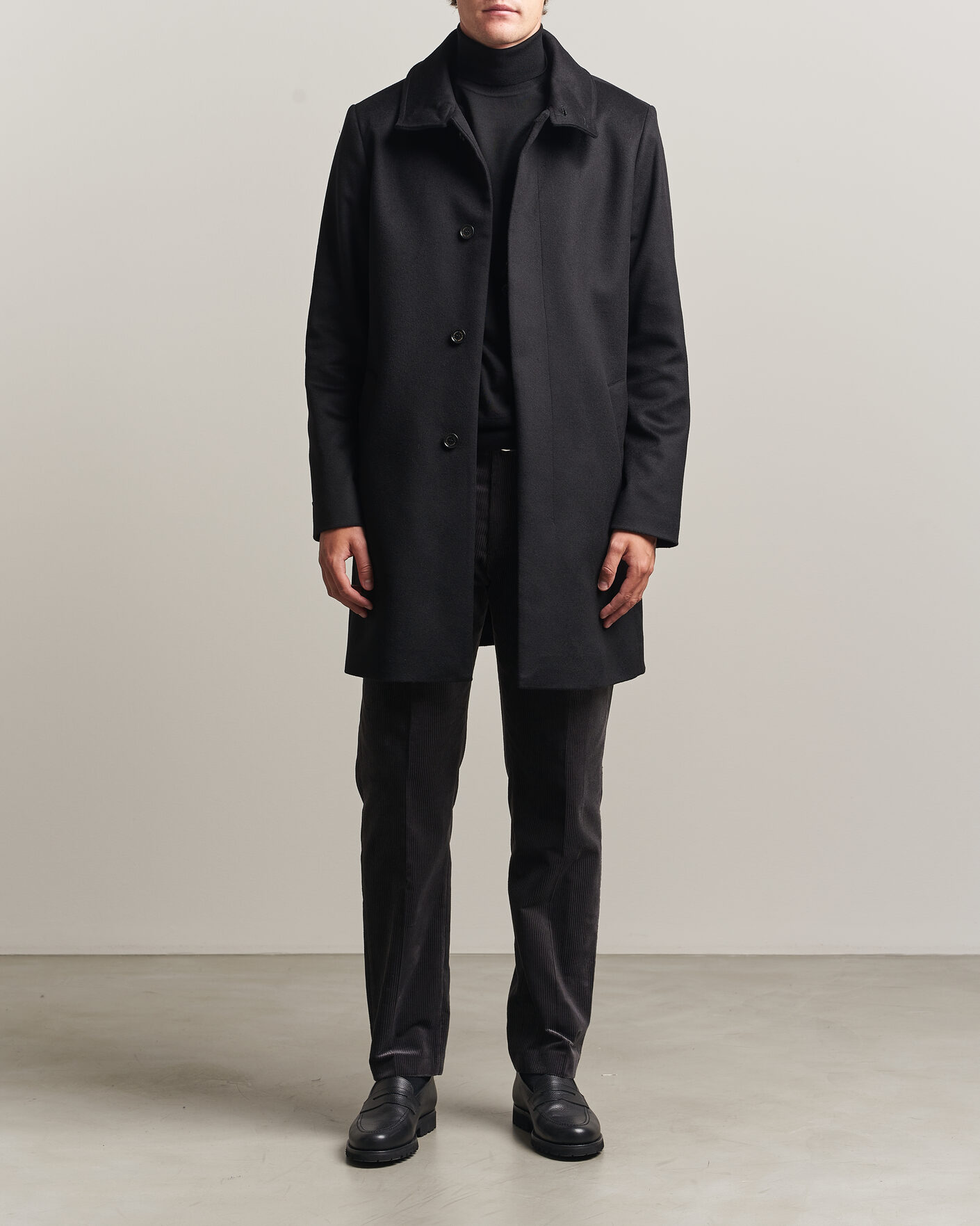 Hombres | Abrigos y chaquetas | Tiger of Sweden | Aleric Wool/Cashmere Coat Black