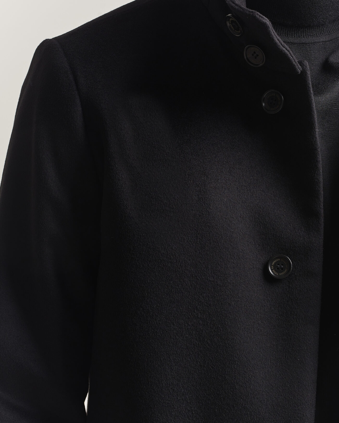 Hombres | Abrigos y chaquetas | Tiger of Sweden | Aleric Wool/Cashmere Coat Black