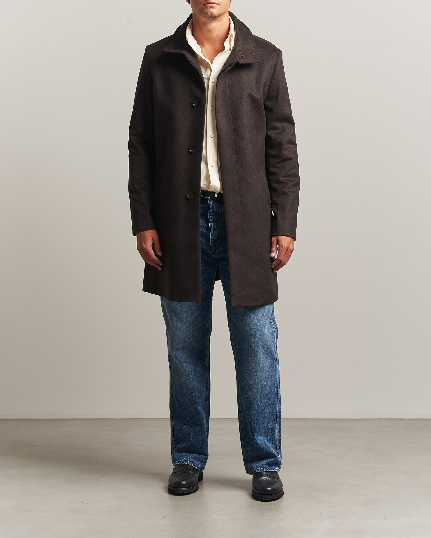 Hombres | Abrigos y chaquetas | Tiger of Sweden | Aleric Wool/Cashmere Coat Espresso