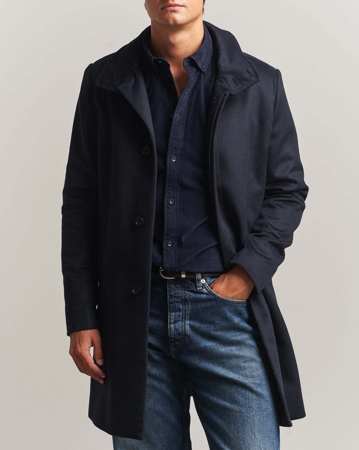 Hombres | Abrigos y chaquetas | Tiger of Sweden | Aleric Wool/Cashmere Coat Light Ink