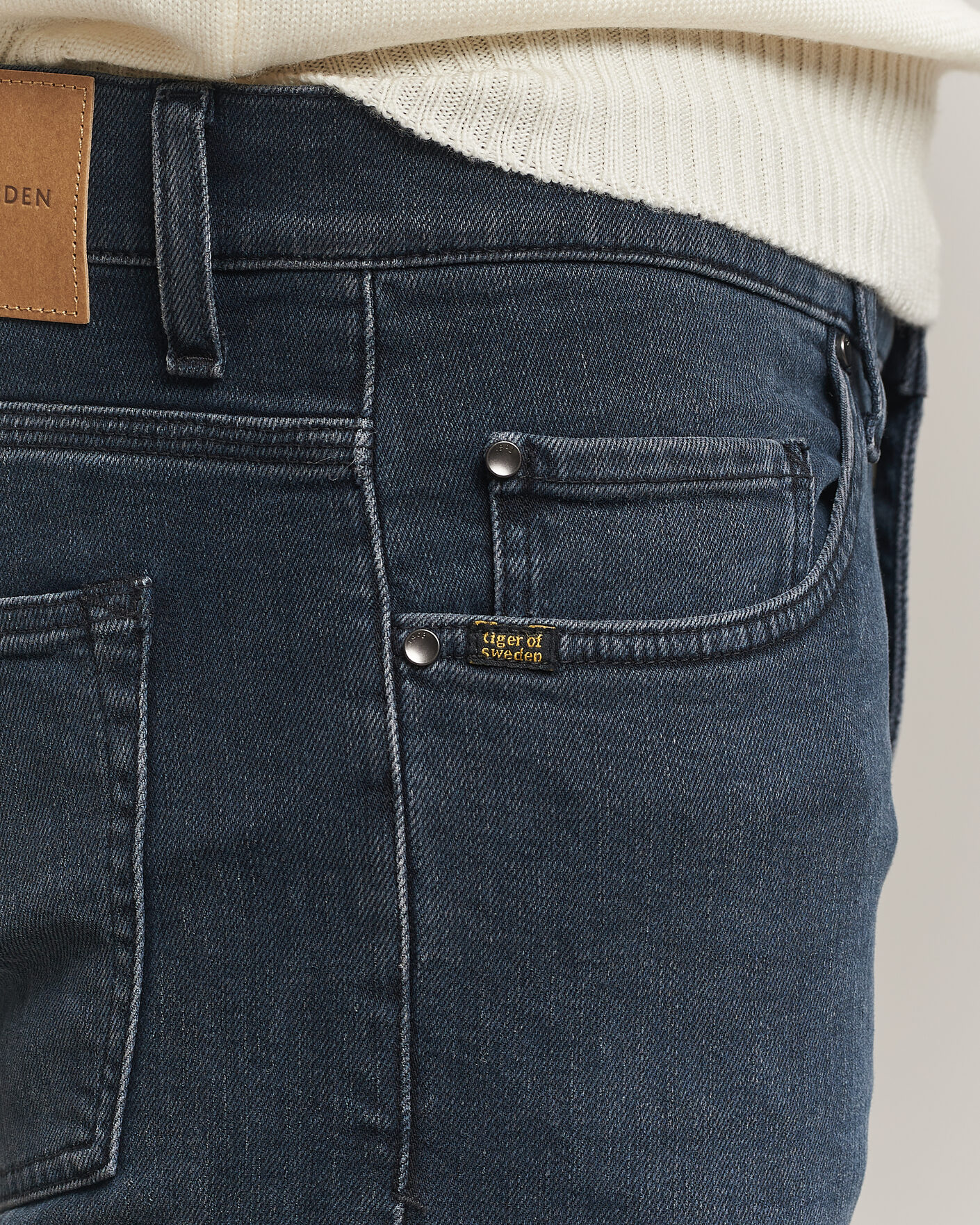 Hombres | Vaqueros | Tiger of Sweden | Pistolero Jeans Black Blue