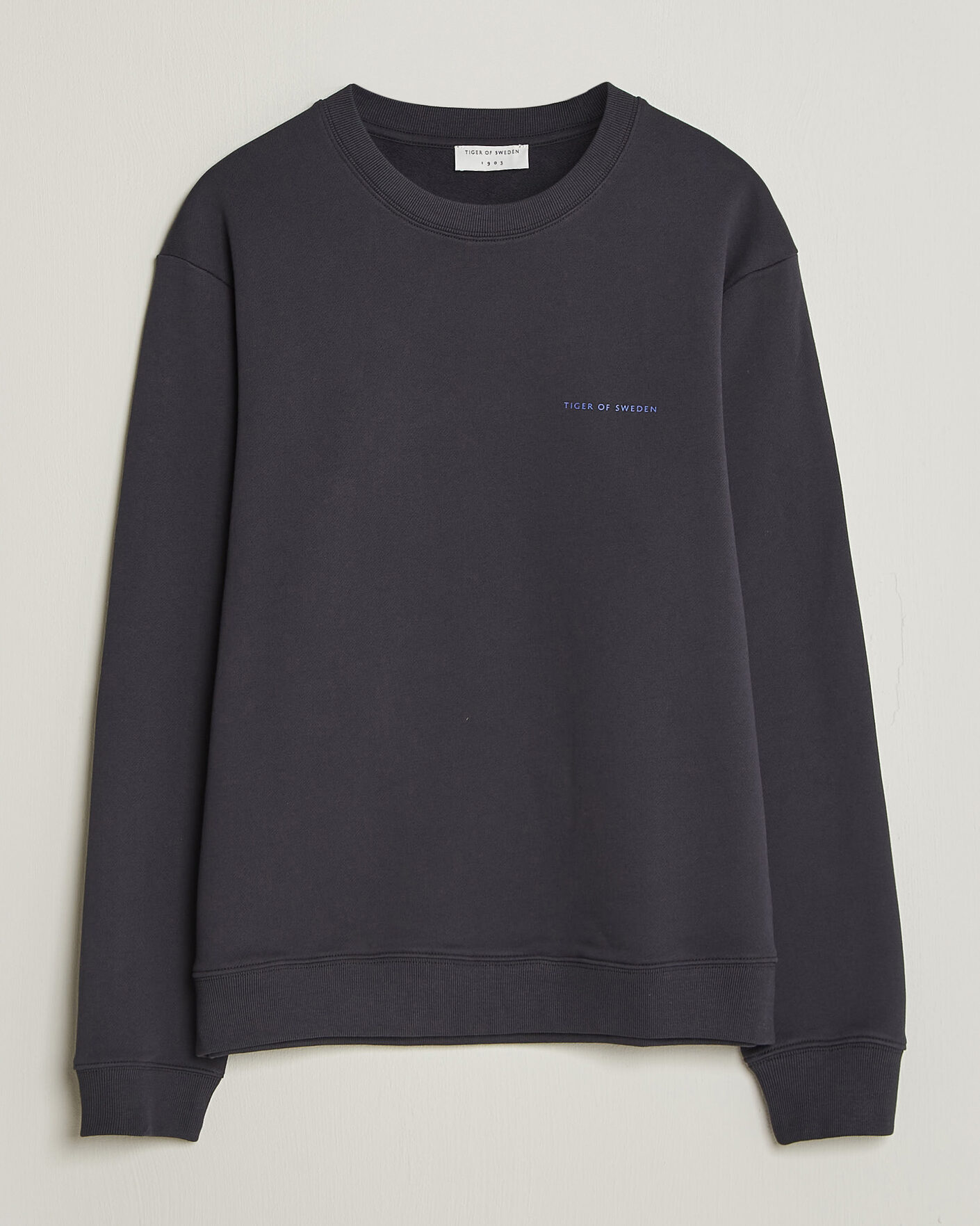 Hombres | Jerséis y prendas de punto | Tiger of Sweden | Emerson Crew Neck Sweatshirt Light Ink