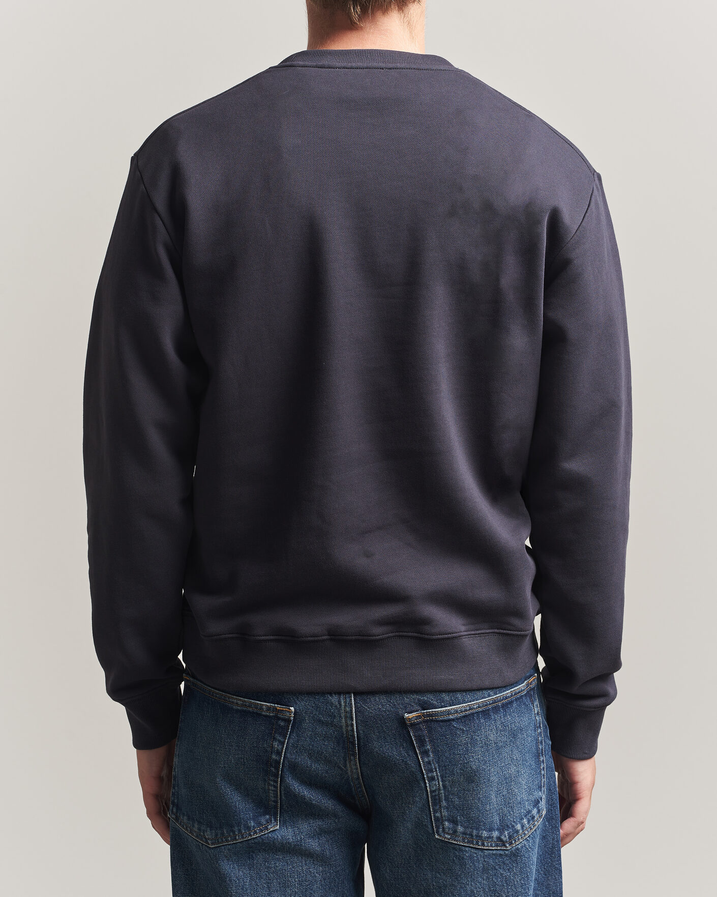 Hombres | Jerséis y prendas de punto | Tiger of Sweden | Emerson Crew Neck Sweatshirt Light Ink
