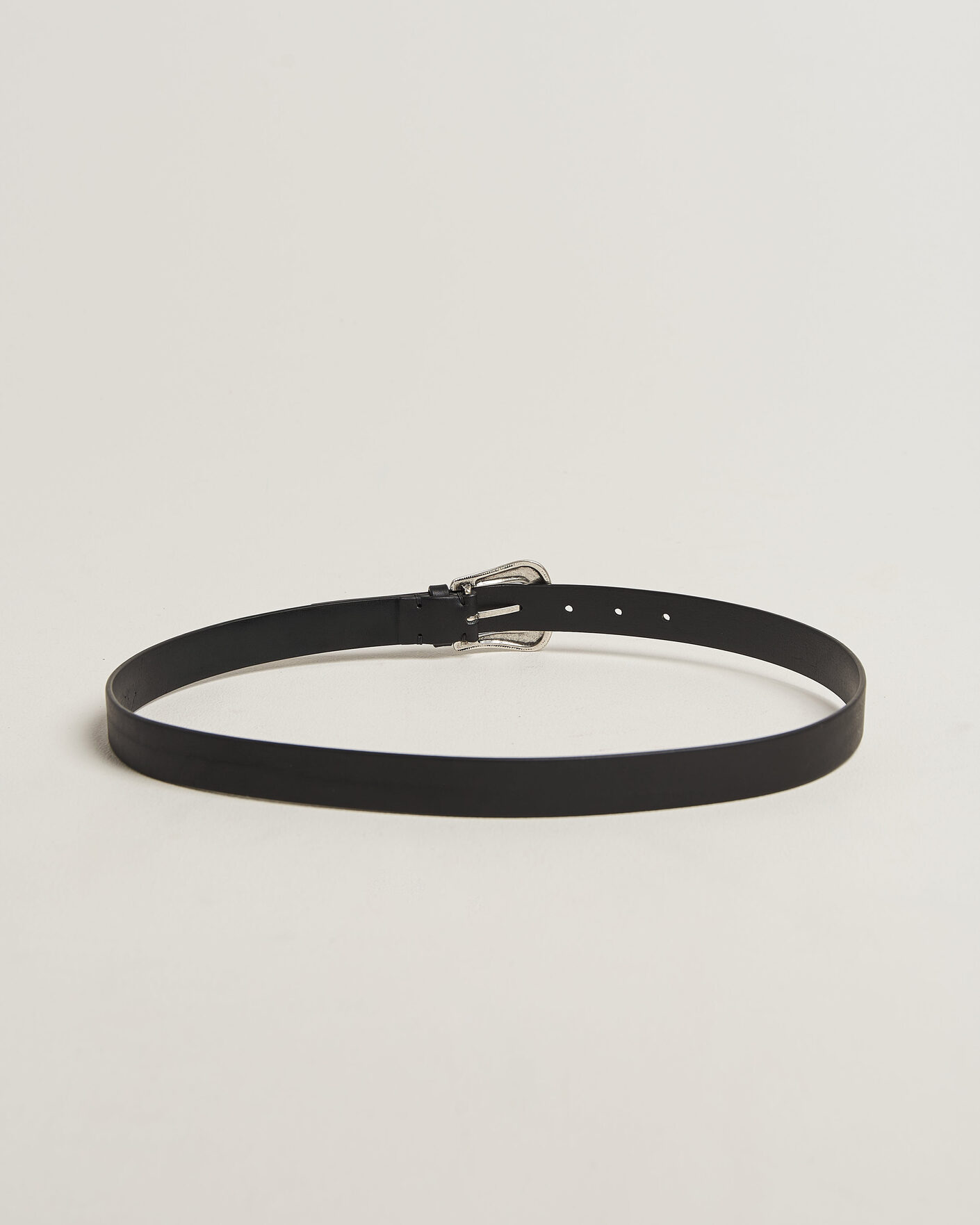 Hombres | Cinturones | Tiger of Sweden | Ecus Leather Western Belt Black