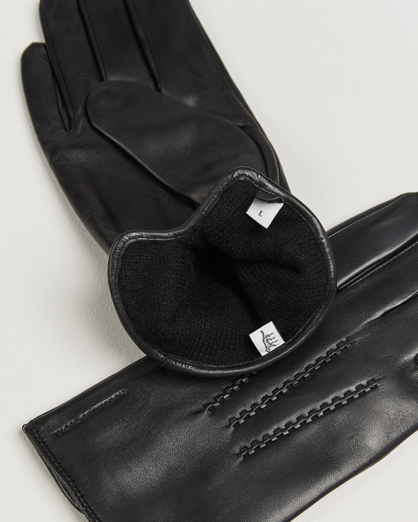Hombres | Guantes | Tiger of Sweden | Garvin Leather Gloves Black