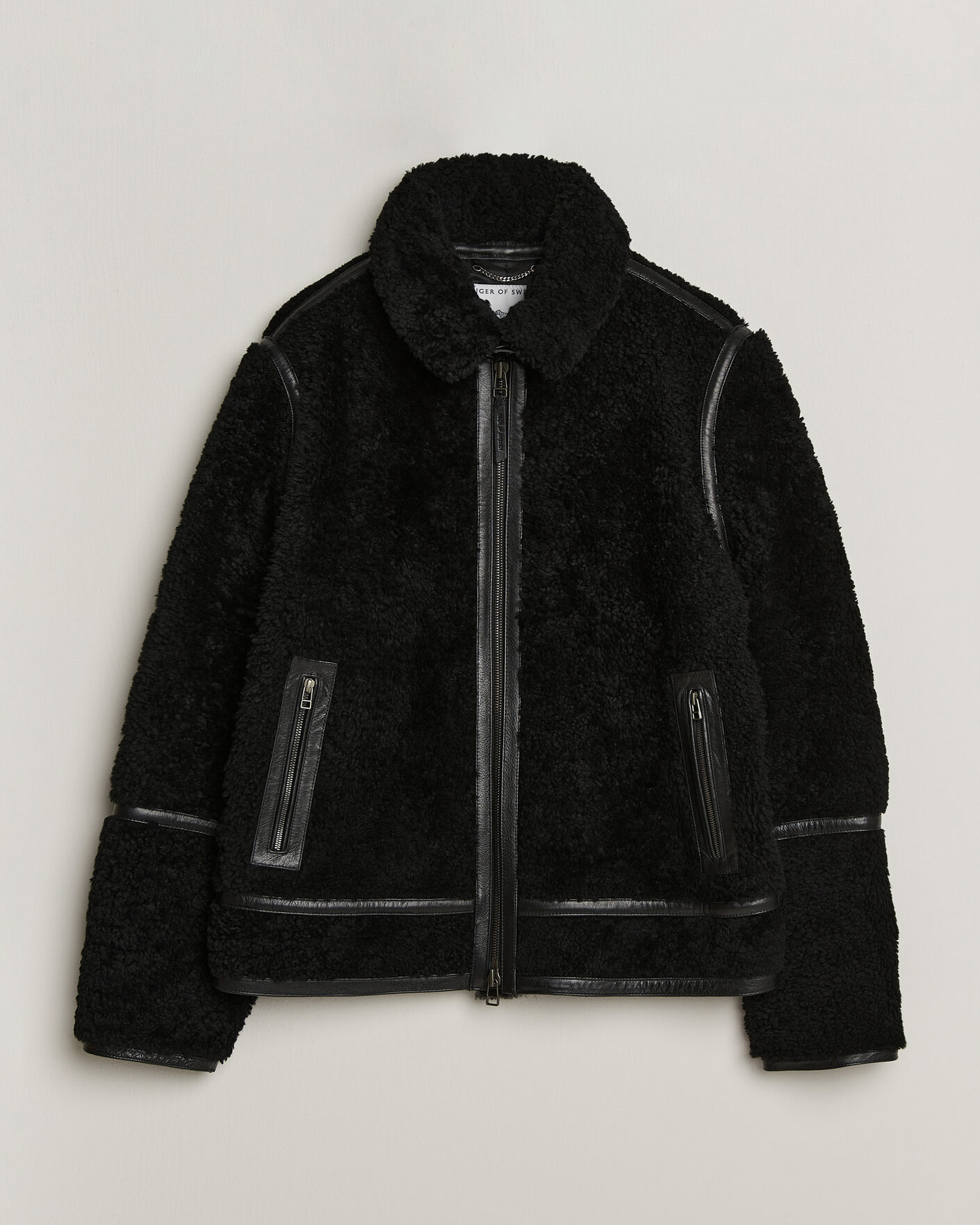 Hombres | Abrigos y chaquetas | Tiger of Sweden | Viggo Shearling Jacket Black