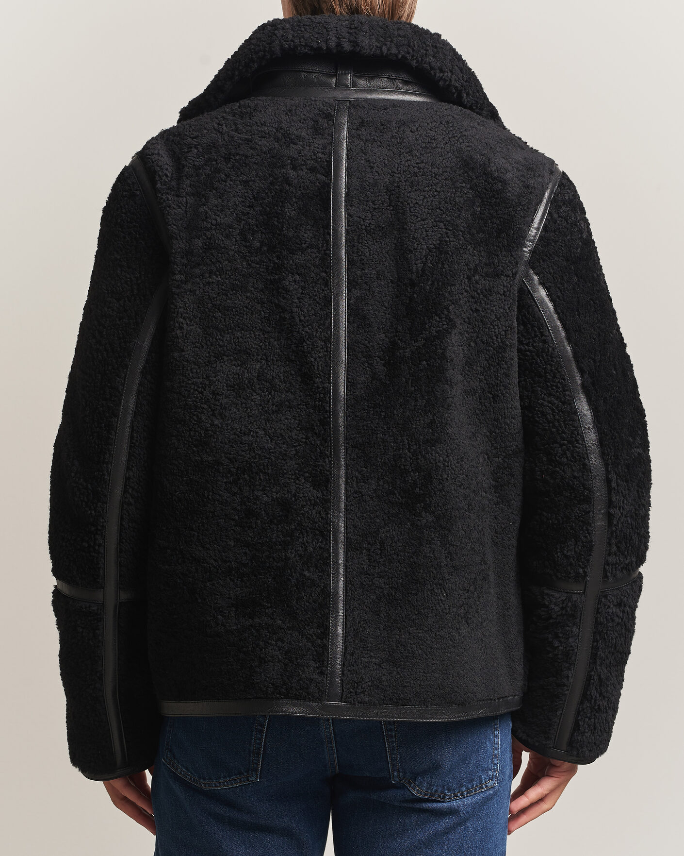 Hombres | Abrigos y chaquetas | Tiger of Sweden | Viggo Shearling Jacket Black
