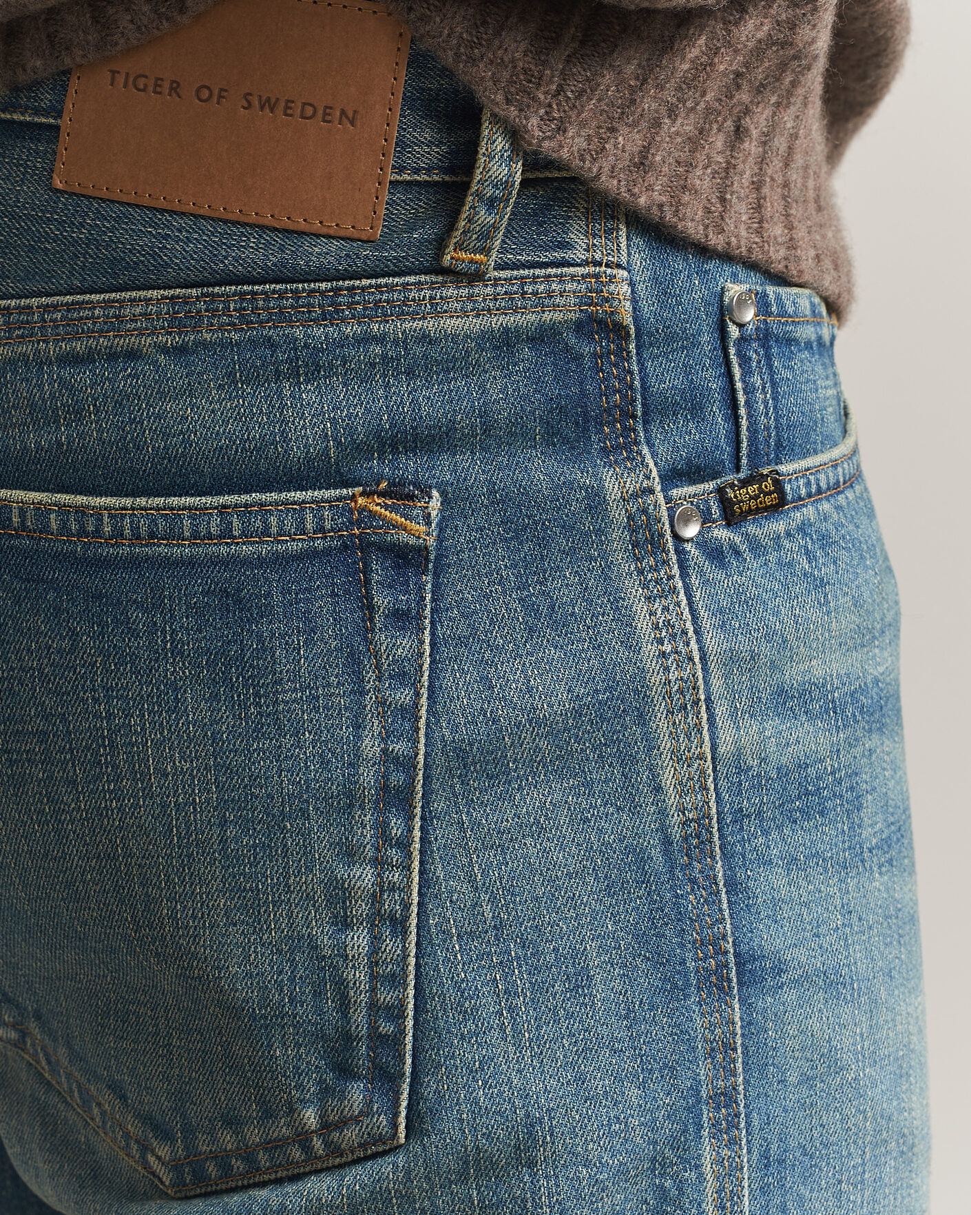 Hombres | Vaqueros | Tiger of Sweden | Dash Jeans Medium Blue