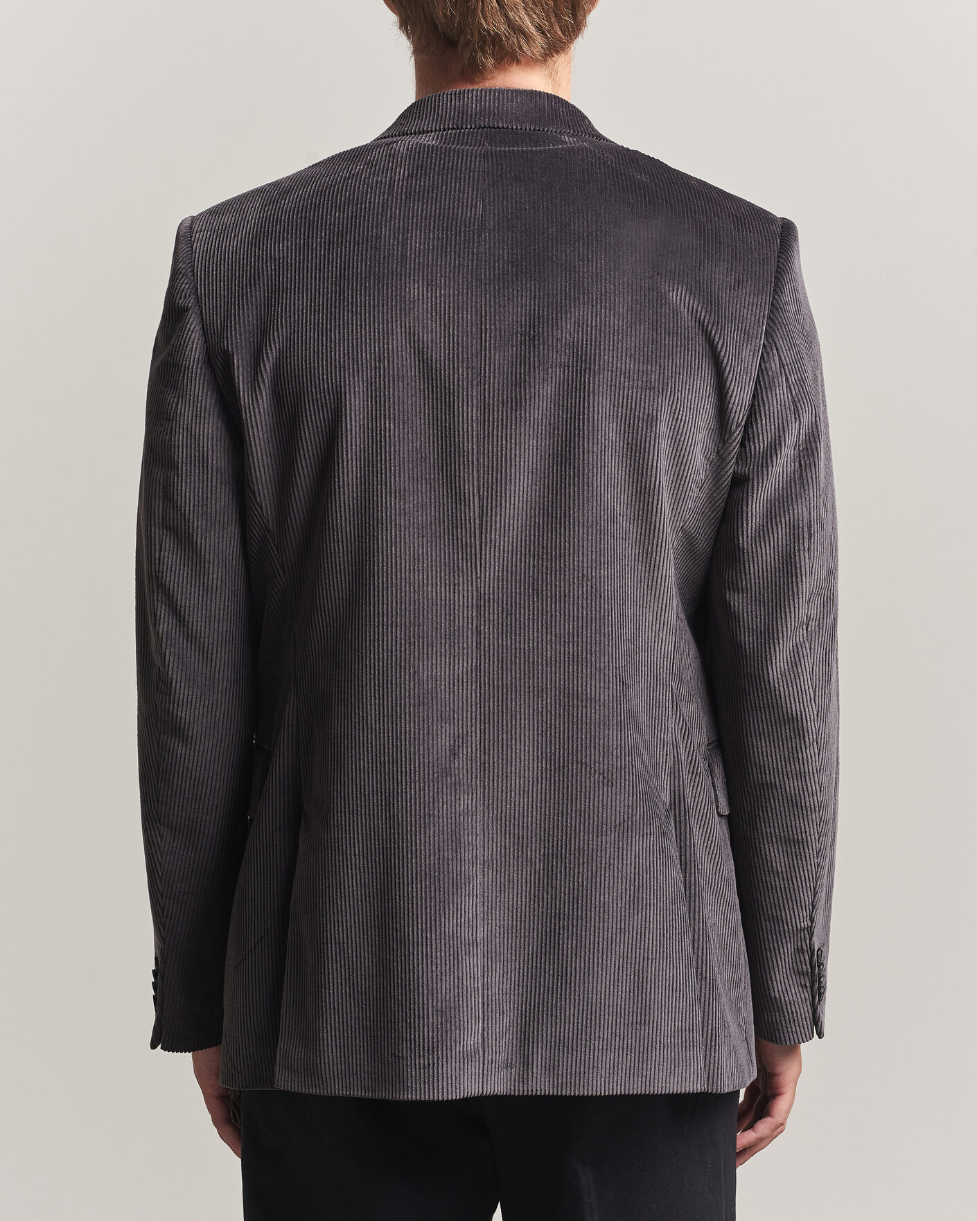Hombres | Blazers | Tiger of Sweden | 1903 Corduroy Double Breasted Blazer Phantom