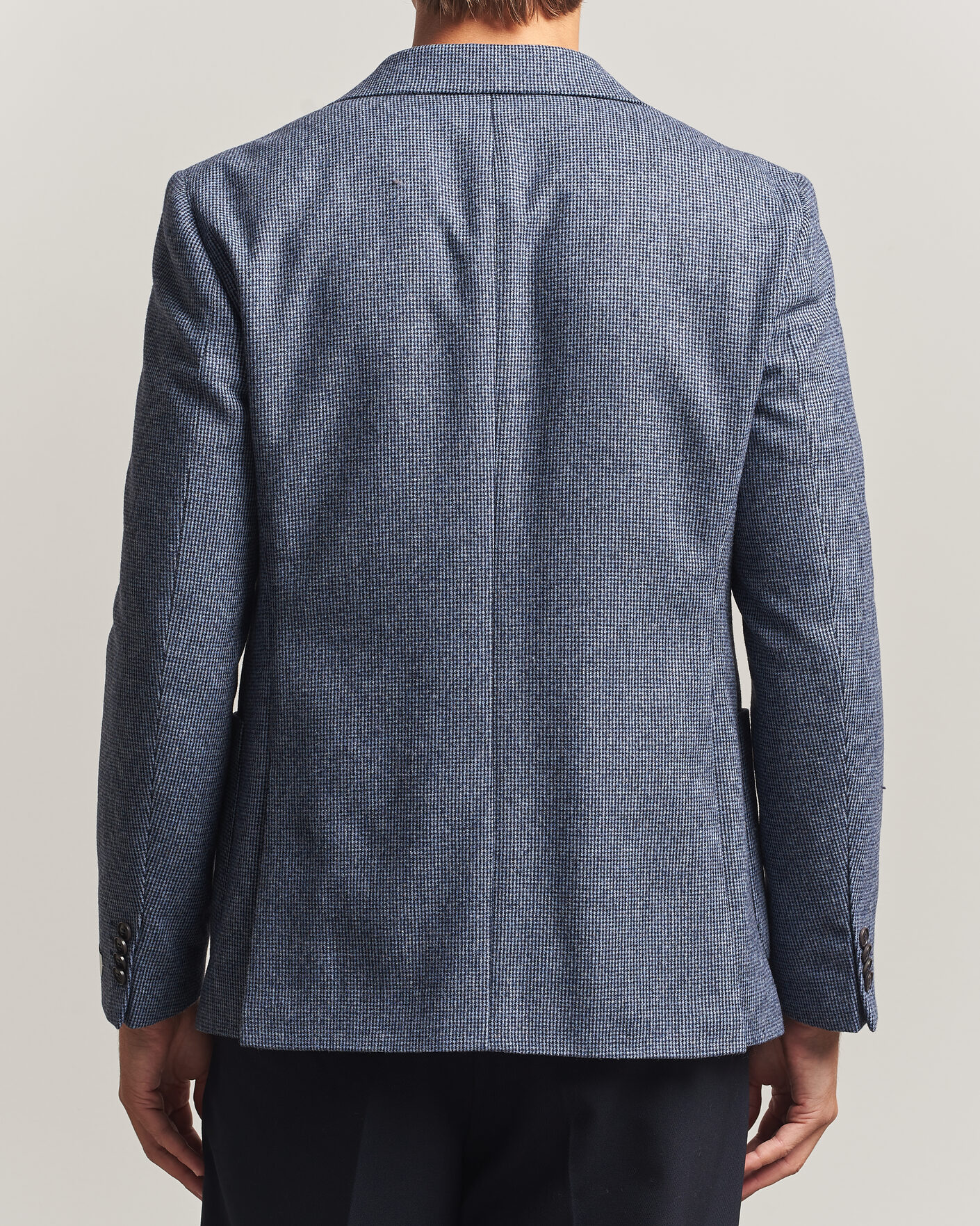 Hombres | Blazers | Tiger of Sweden | Easer Wool Pepita Blazer Iron Haze
