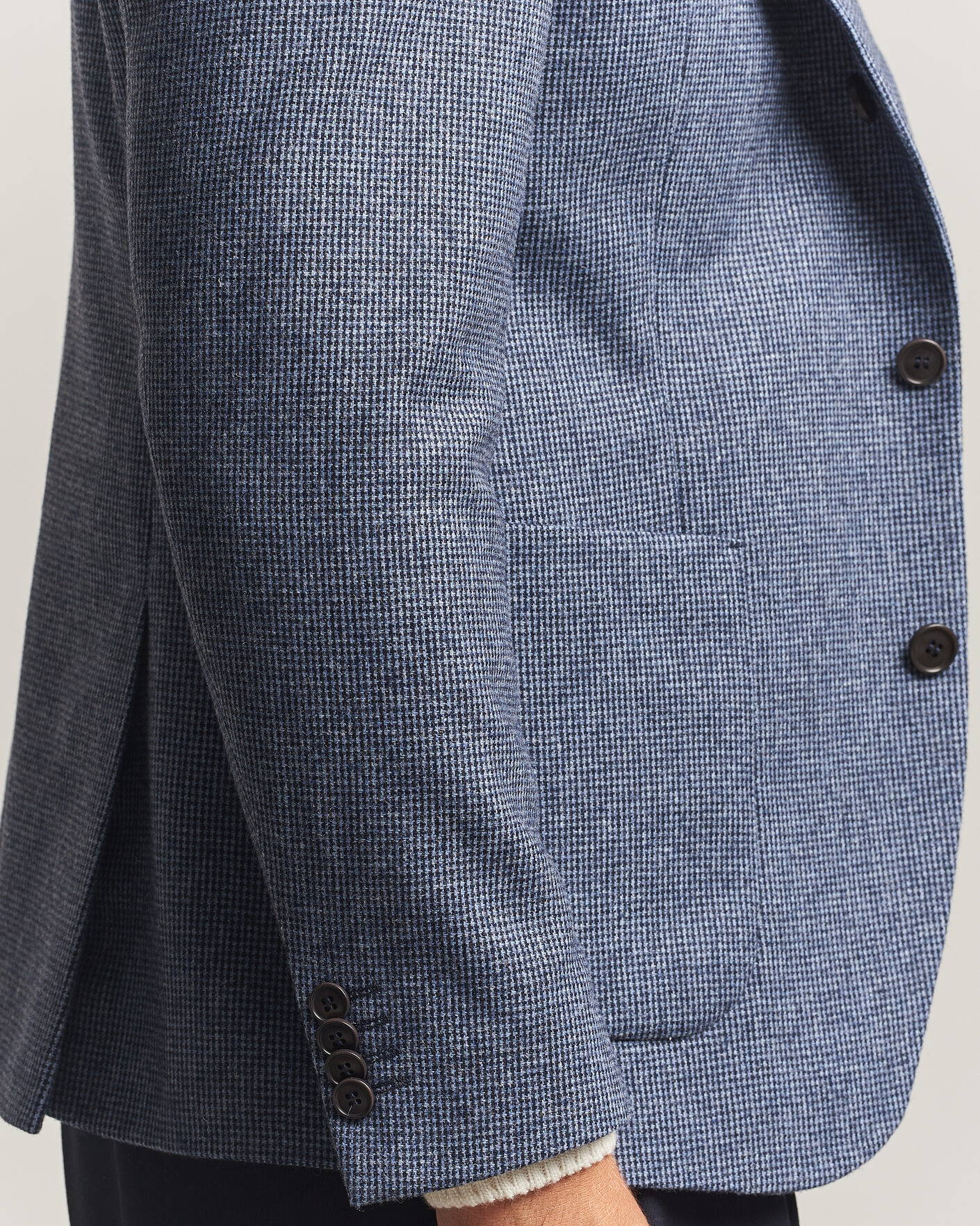 Hombres | Blazers | Tiger of Sweden | Easer Wool Pepita Blazer Iron Haze