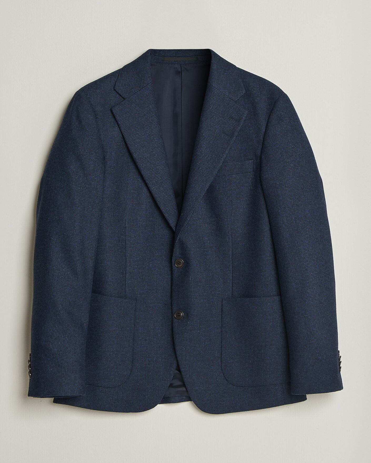 Hombres | Blazers | Tiger of Sweden | Easer Wool Pepita Blazer Sea