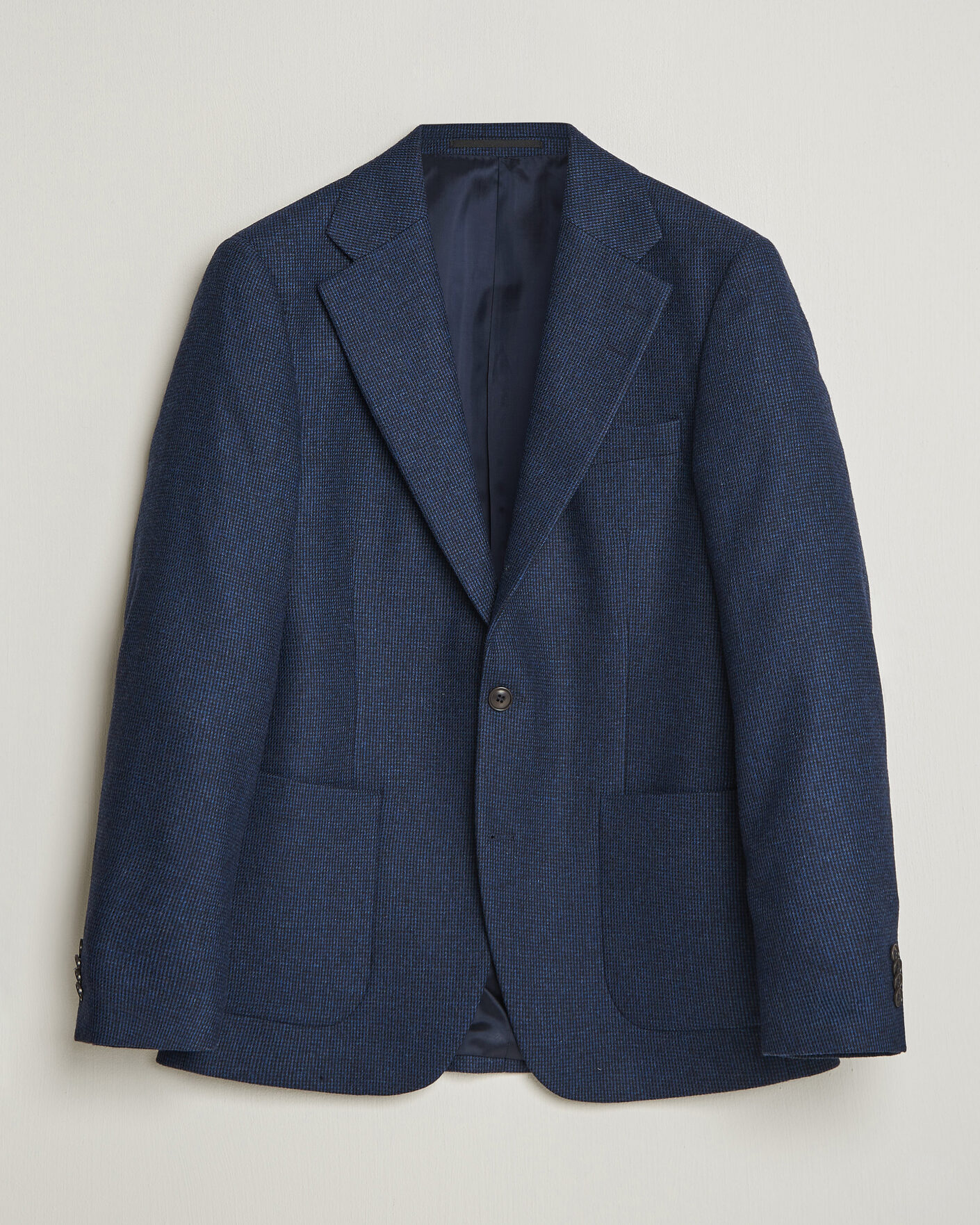 Hombres | Blazers | Tiger of Sweden | Easer Wool Pepita Blazer Sea