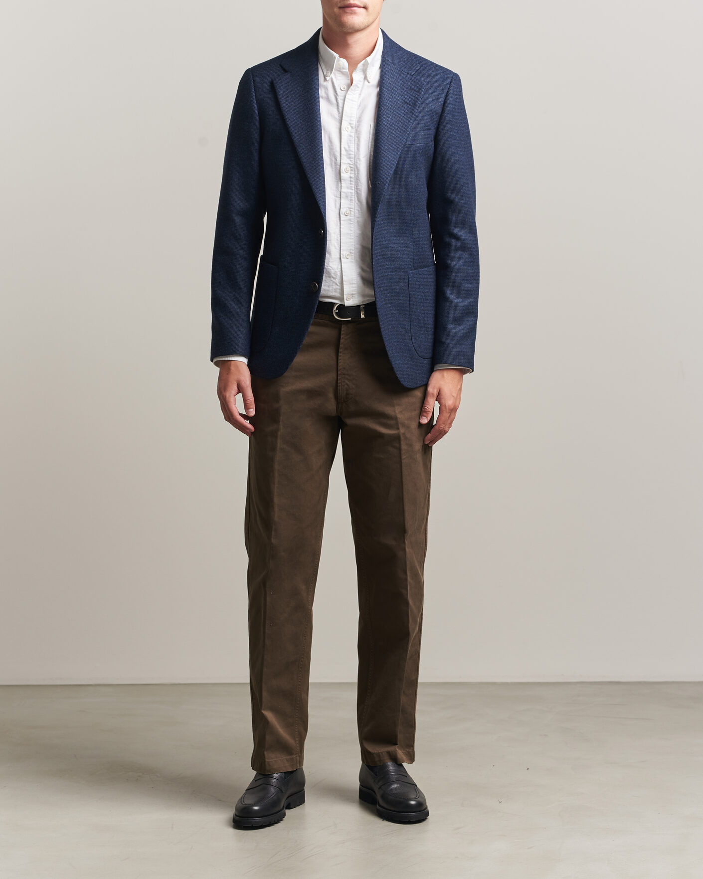 Hombres | Blazers | Tiger of Sweden | Easer Wool Pepita Blazer Sea