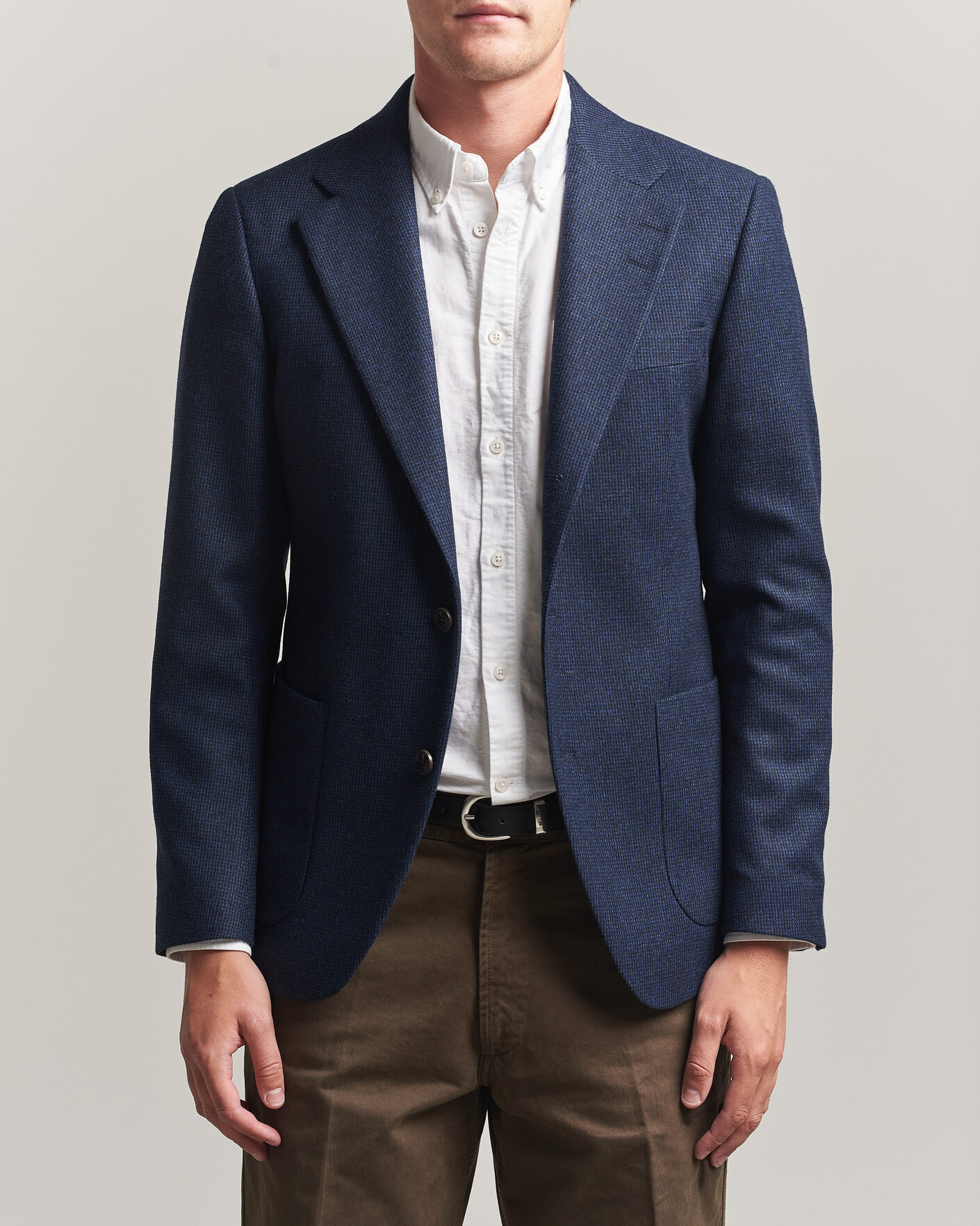 Hombres | Blazers | Tiger of Sweden | Easer Wool Pepita Blazer Sea