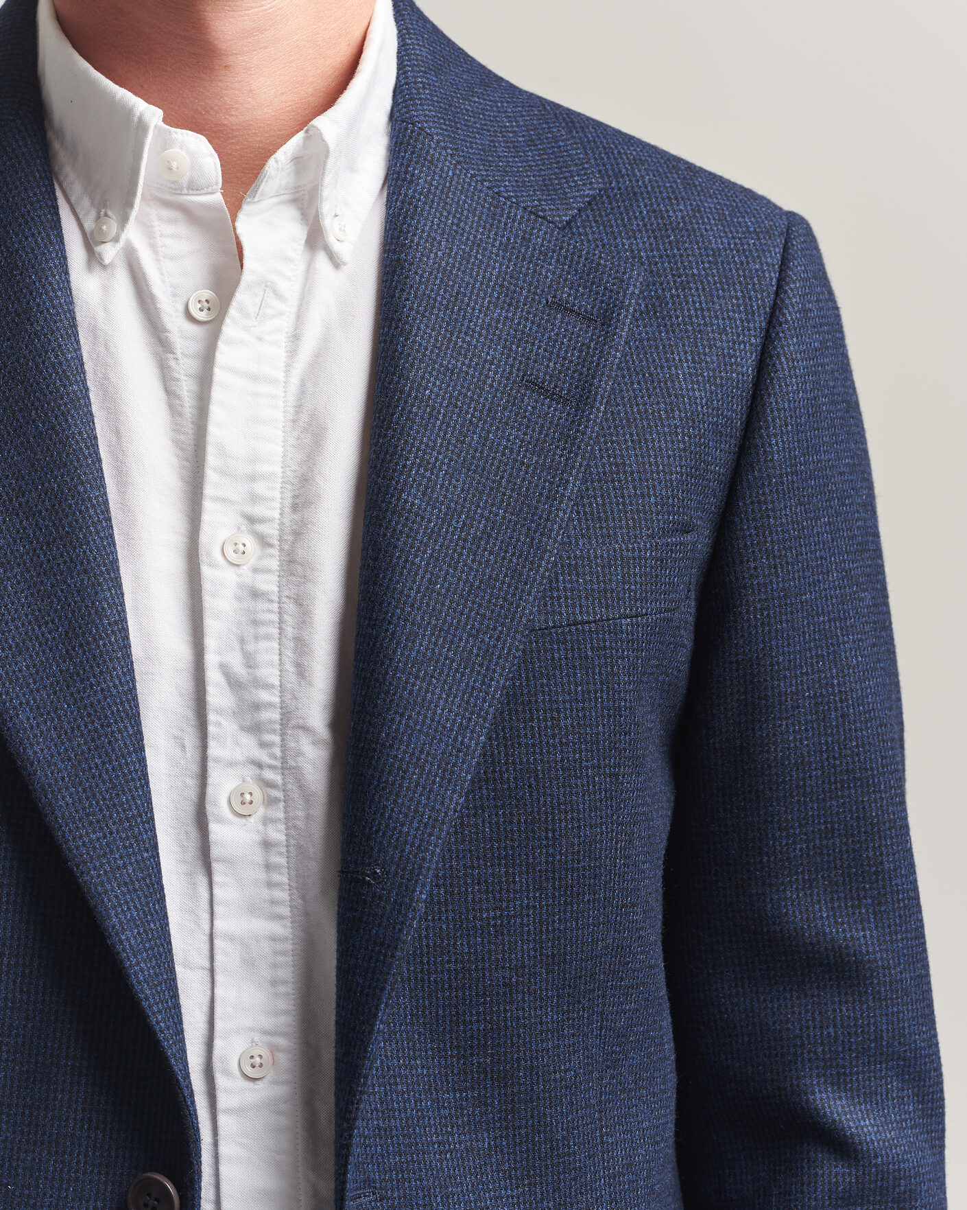 Hombres | Blazers | Tiger of Sweden | Easer Wool Pepita Blazer Sea