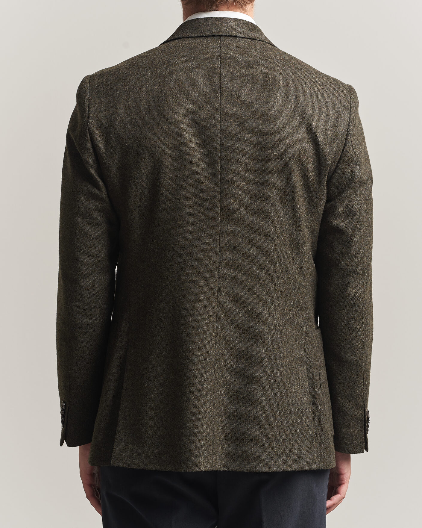 Hombres | Blazers | Tiger of Sweden | Justin Wool Flannel Suit Blazer Muted Canopy