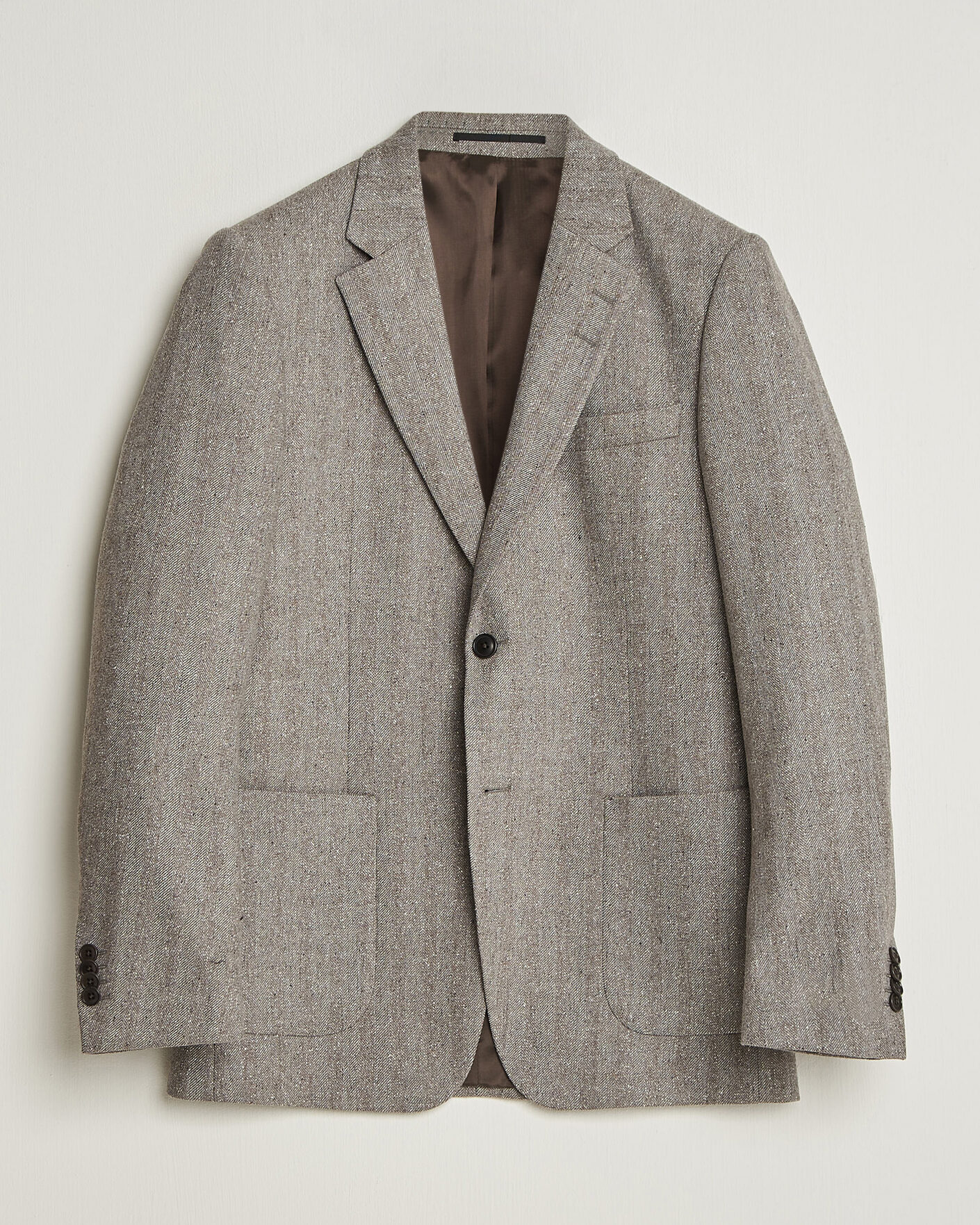 Hombres | Blazers | Tiger of Sweden | Justin Wool Donegal Suit Blazer Dark Stone