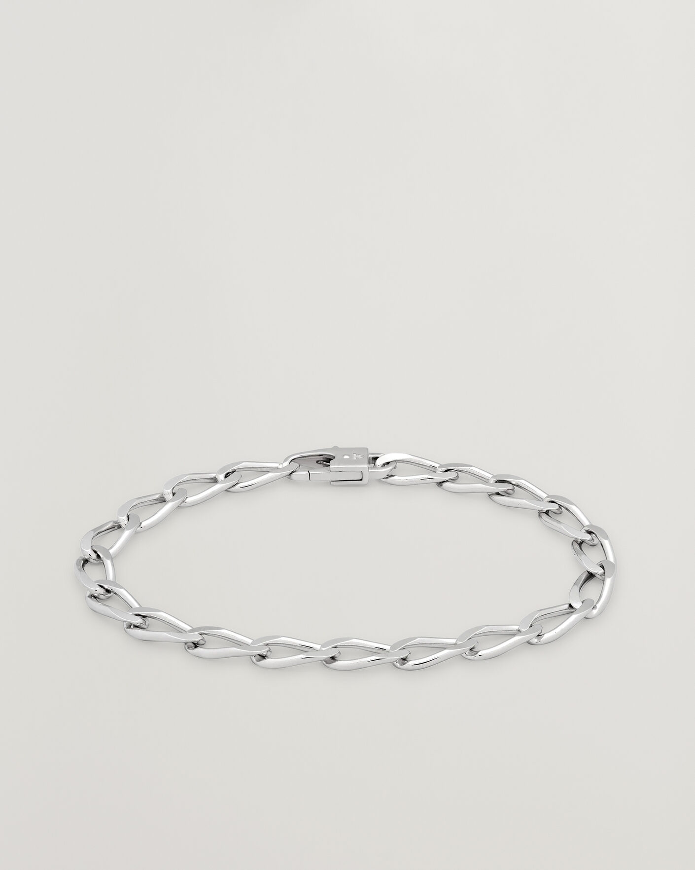 Hombres | Joyas | Tom Wood | Arlo Large Bracelet Silver