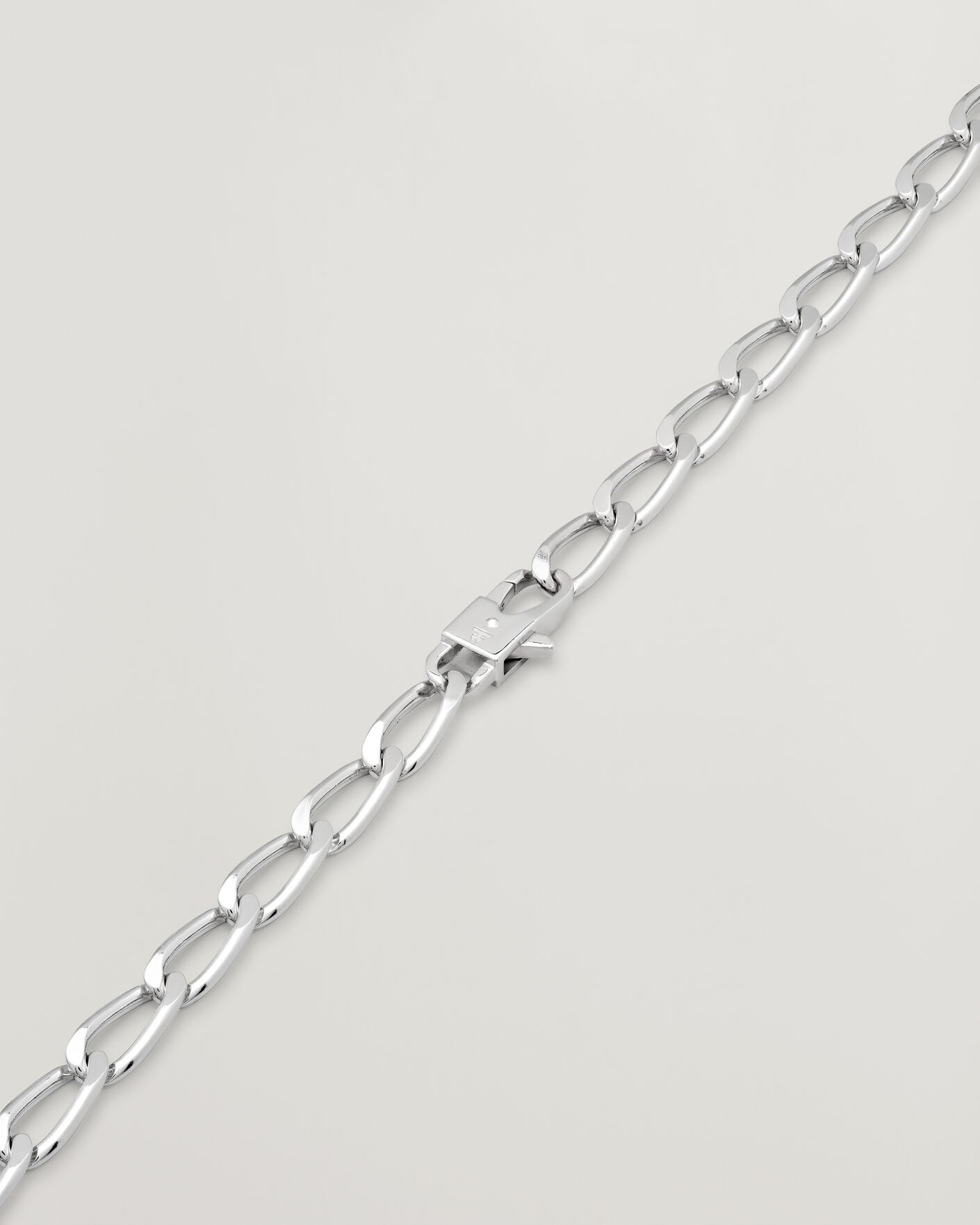Hombres | Joyas | Tom Wood | Arlo Large Bracelet Silver