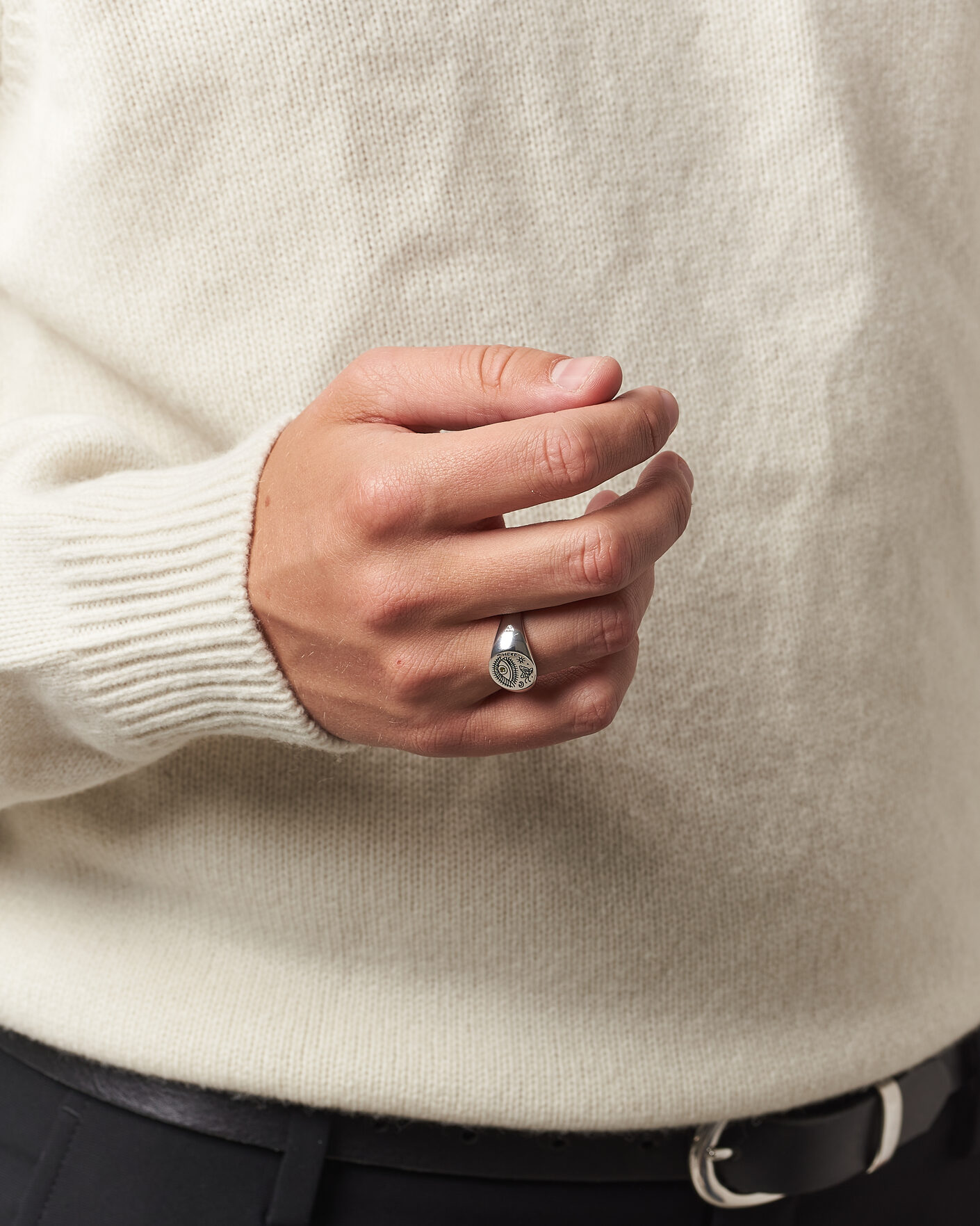 Hombres | Joyas | Tom Wood | Butterfly Ring Silver