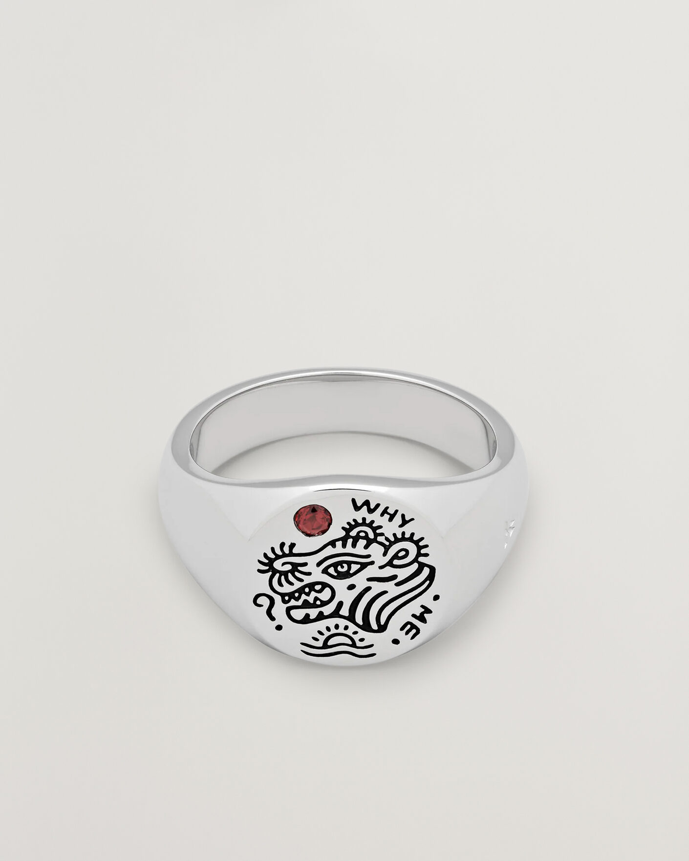 Hombres | Joyas | Tom Wood | Why Me Ring Silver