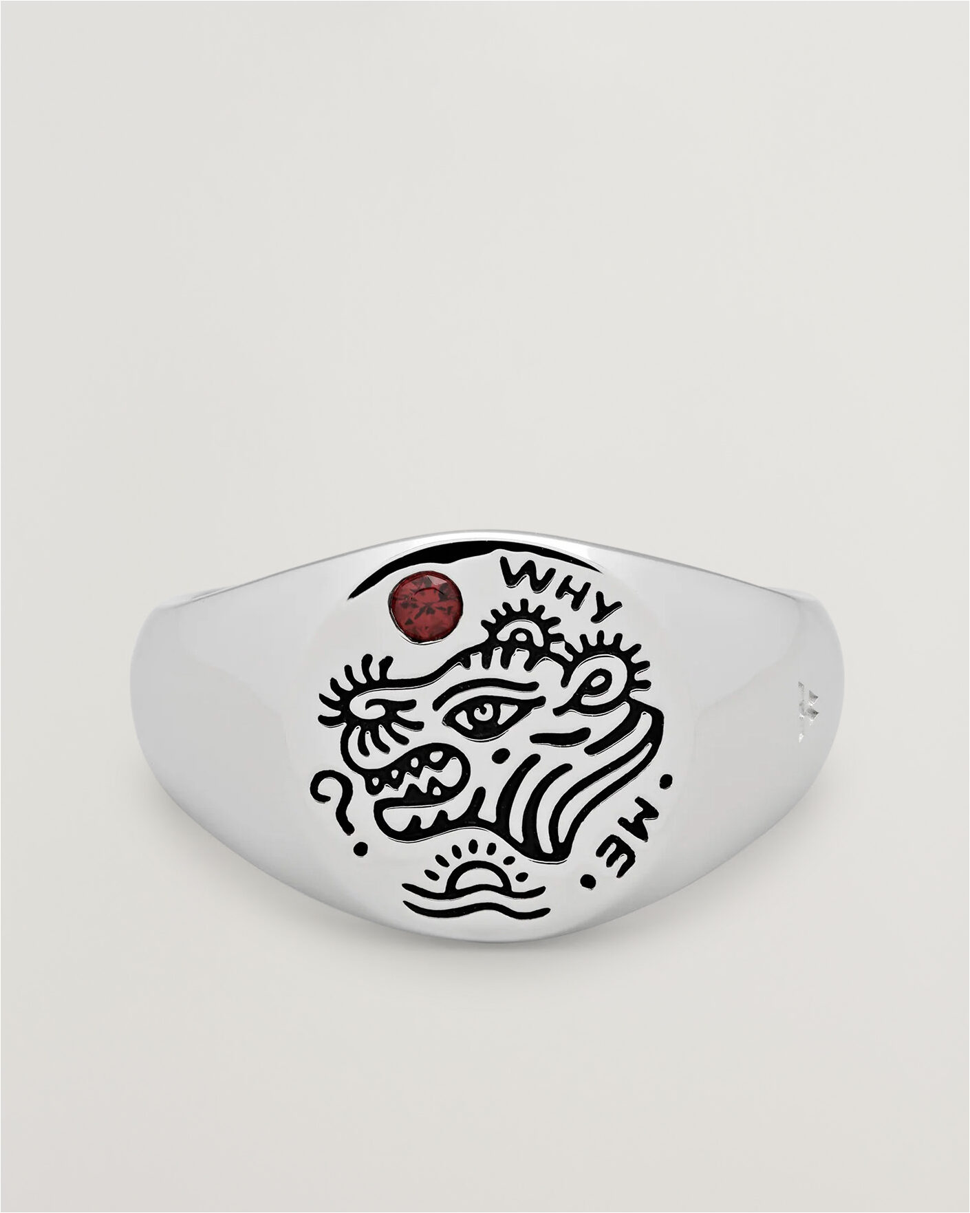 Hombres | Joyas | Tom Wood | Why Me Ring Silver