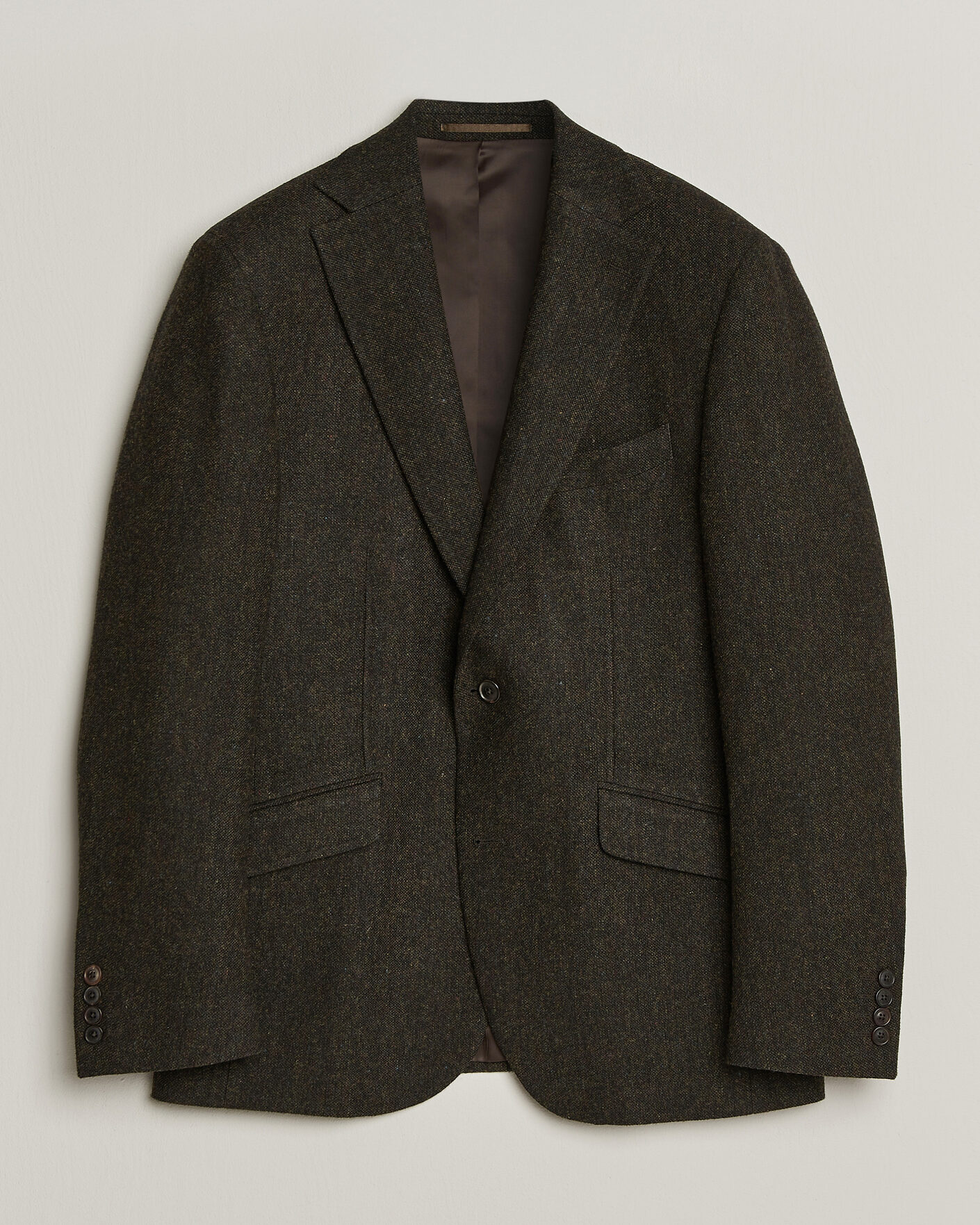 Hombres | Blazers | Walker Slater | Edward Shetland Wool Donegal Blazer Brown