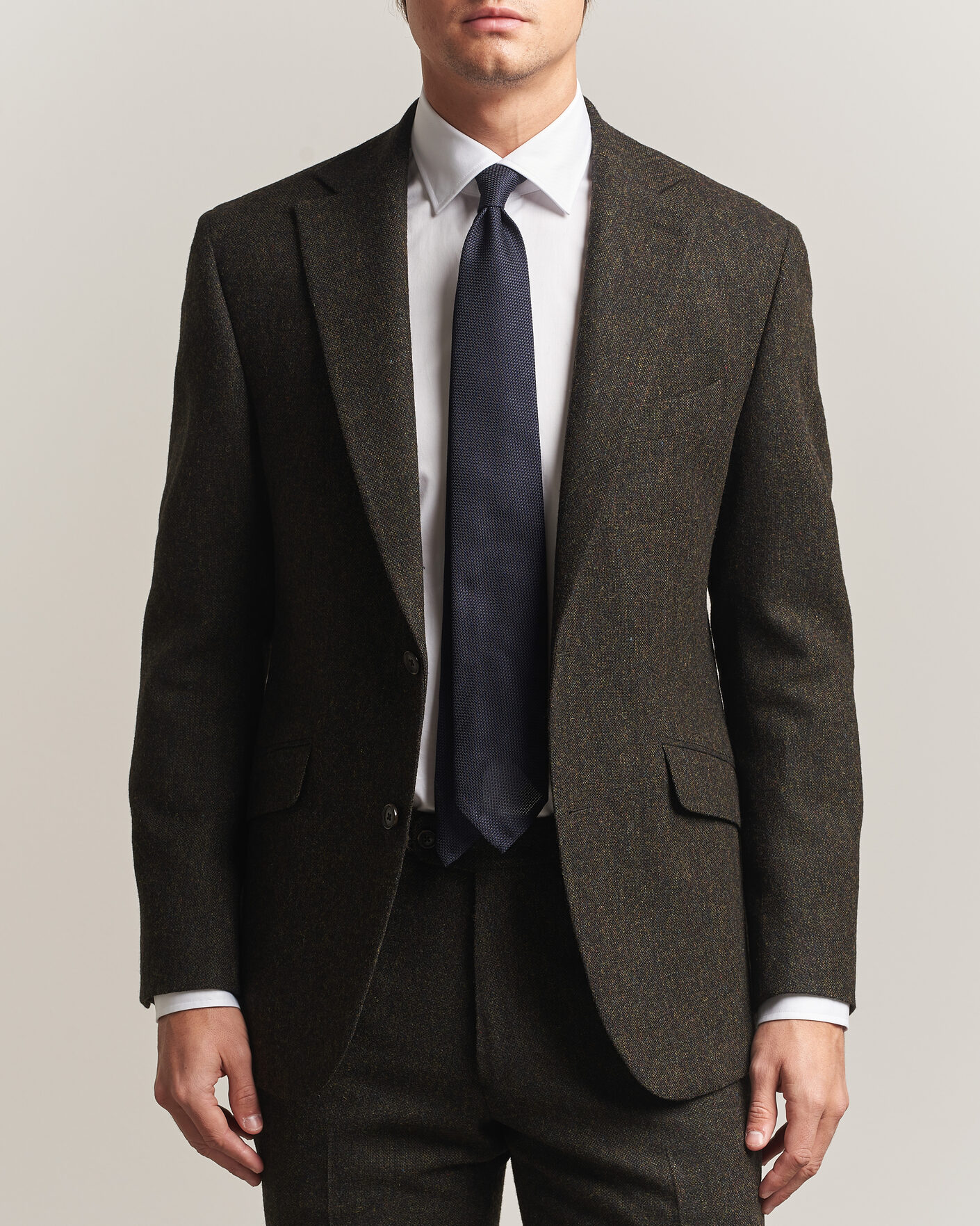 Hombres | Blazers | Walker Slater | Edward Shetland Wool Donegal Blazer Brown