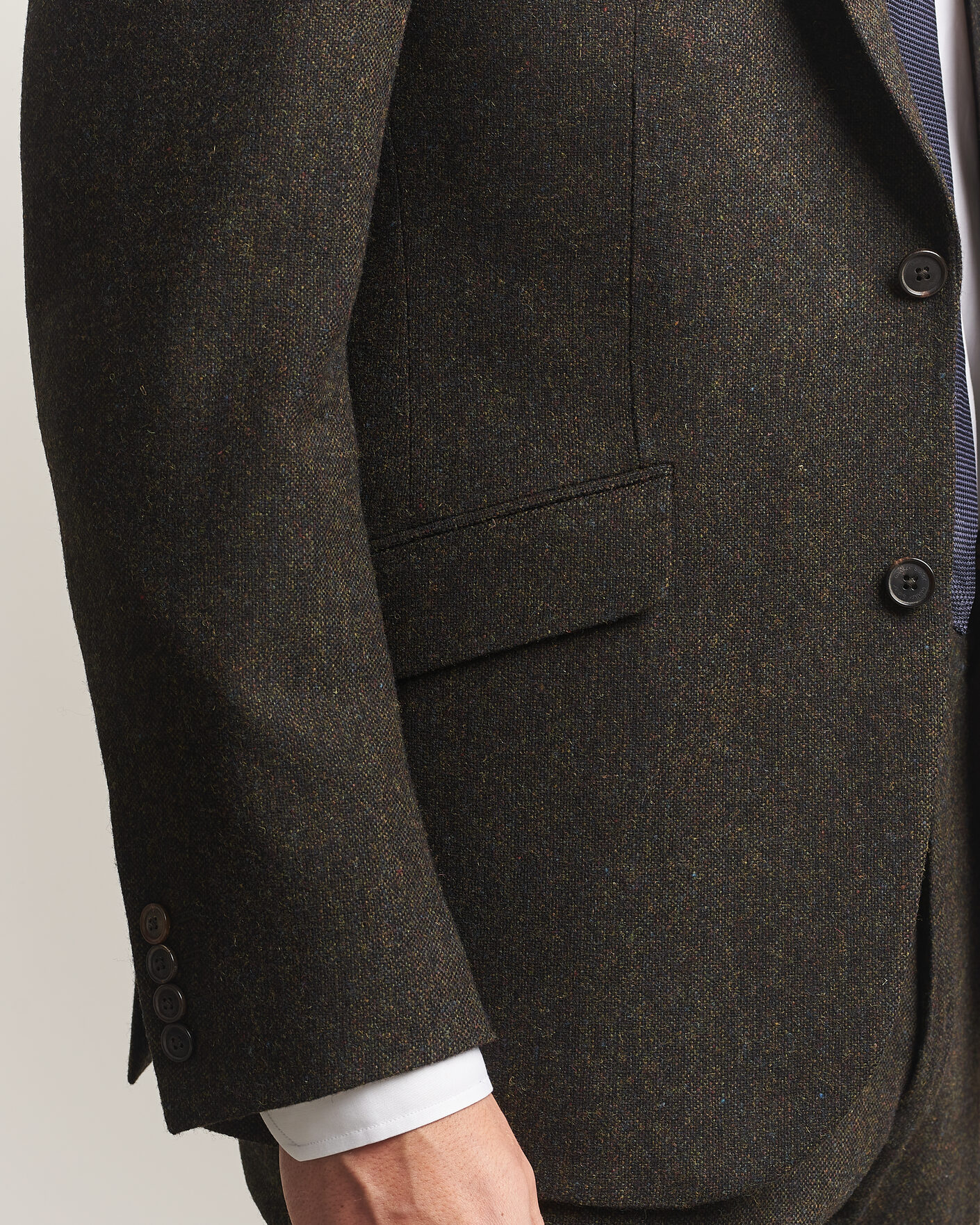 Hombres | Blazers | Walker Slater | Edward Shetland Wool Donegal Blazer Brown