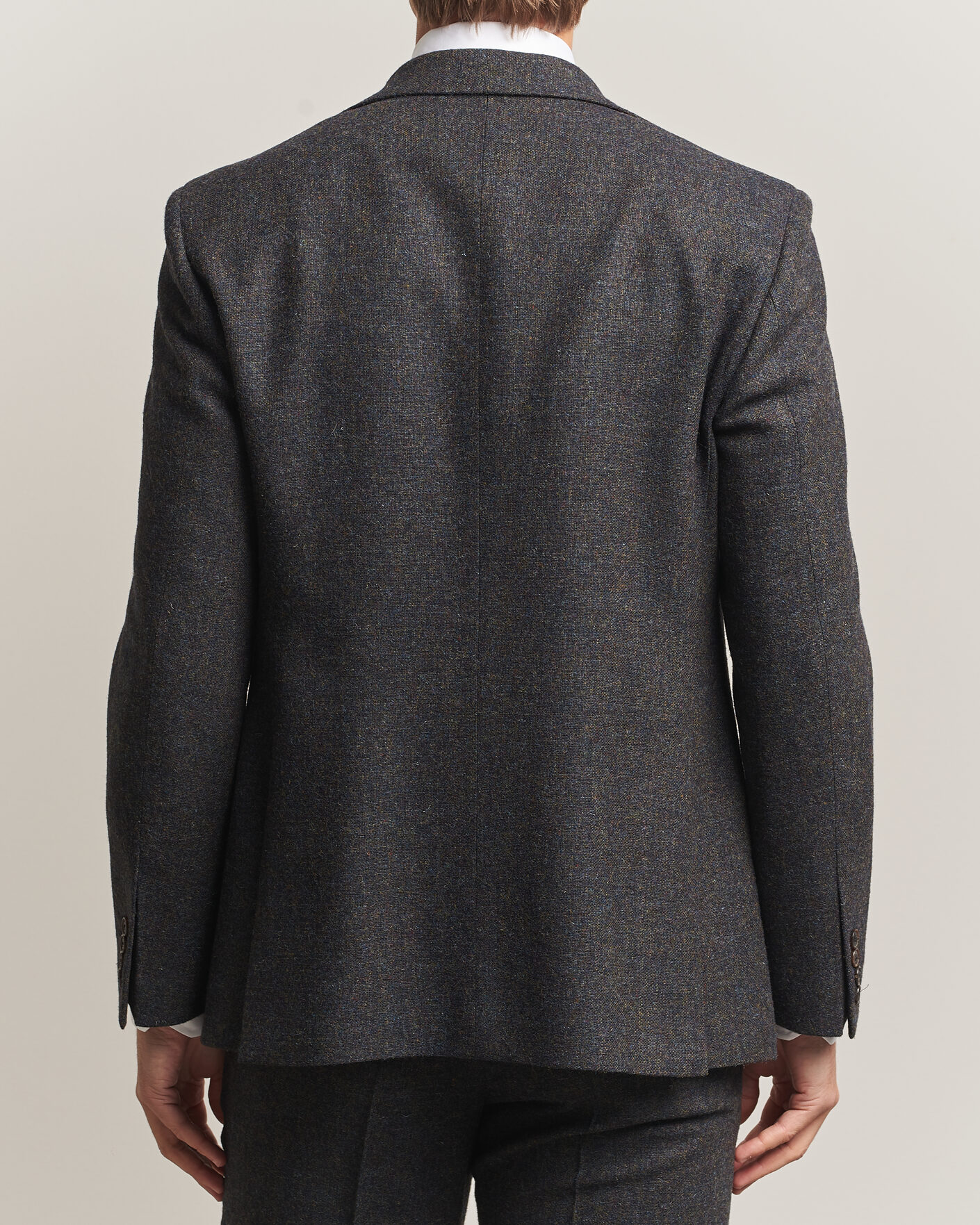 Hombres | Blazers | Walker Slater | Edward Shetland Wool Donegal Blazer Navy