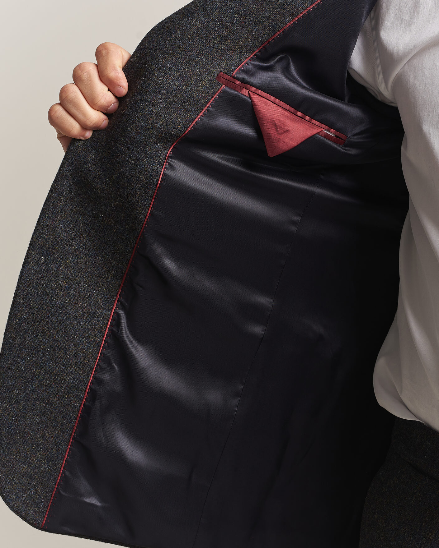 Hombres | Blazers | Walker Slater | Edward Shetland Wool Donegal Blazer Navy