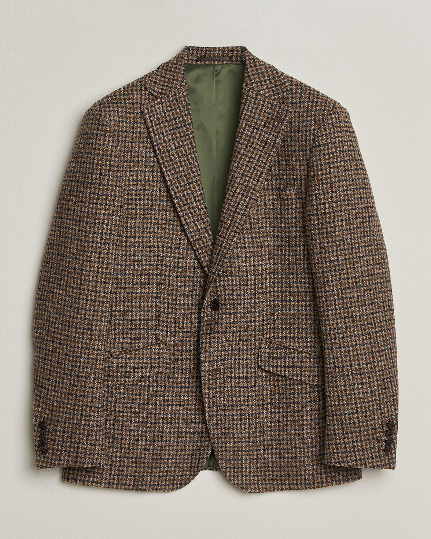 Hombres | Blazers | Walker Slater | Edward Lambswool Puppytooth Blazer Sandstone