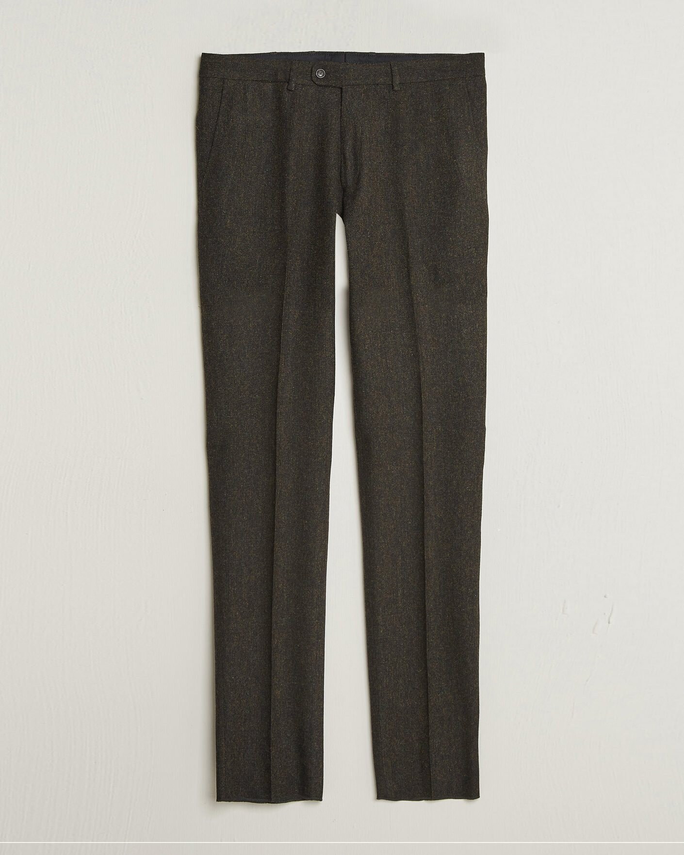 Hombres | Pantalones | Walker Slater | Edward Shetland Wool Donegal Trousers Brown